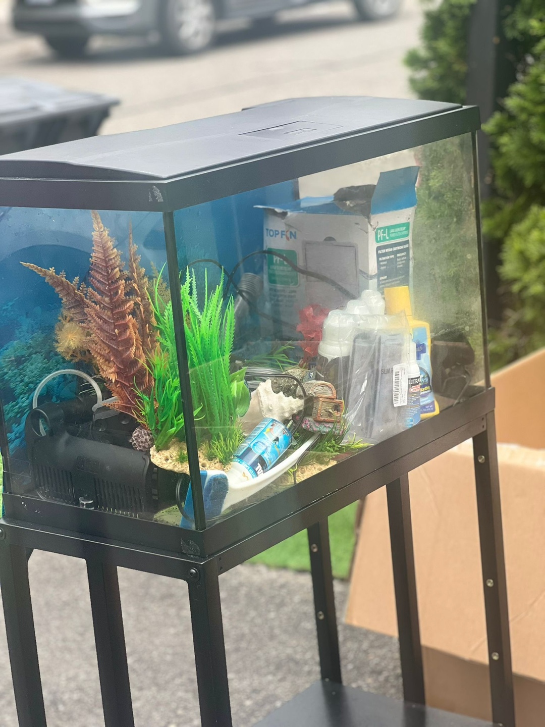 Topfin Fish tank with stand - photo 2