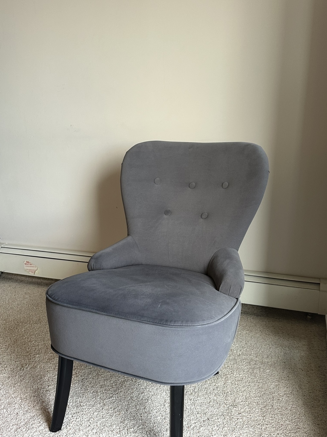 Grey Accent Chair - photo 3