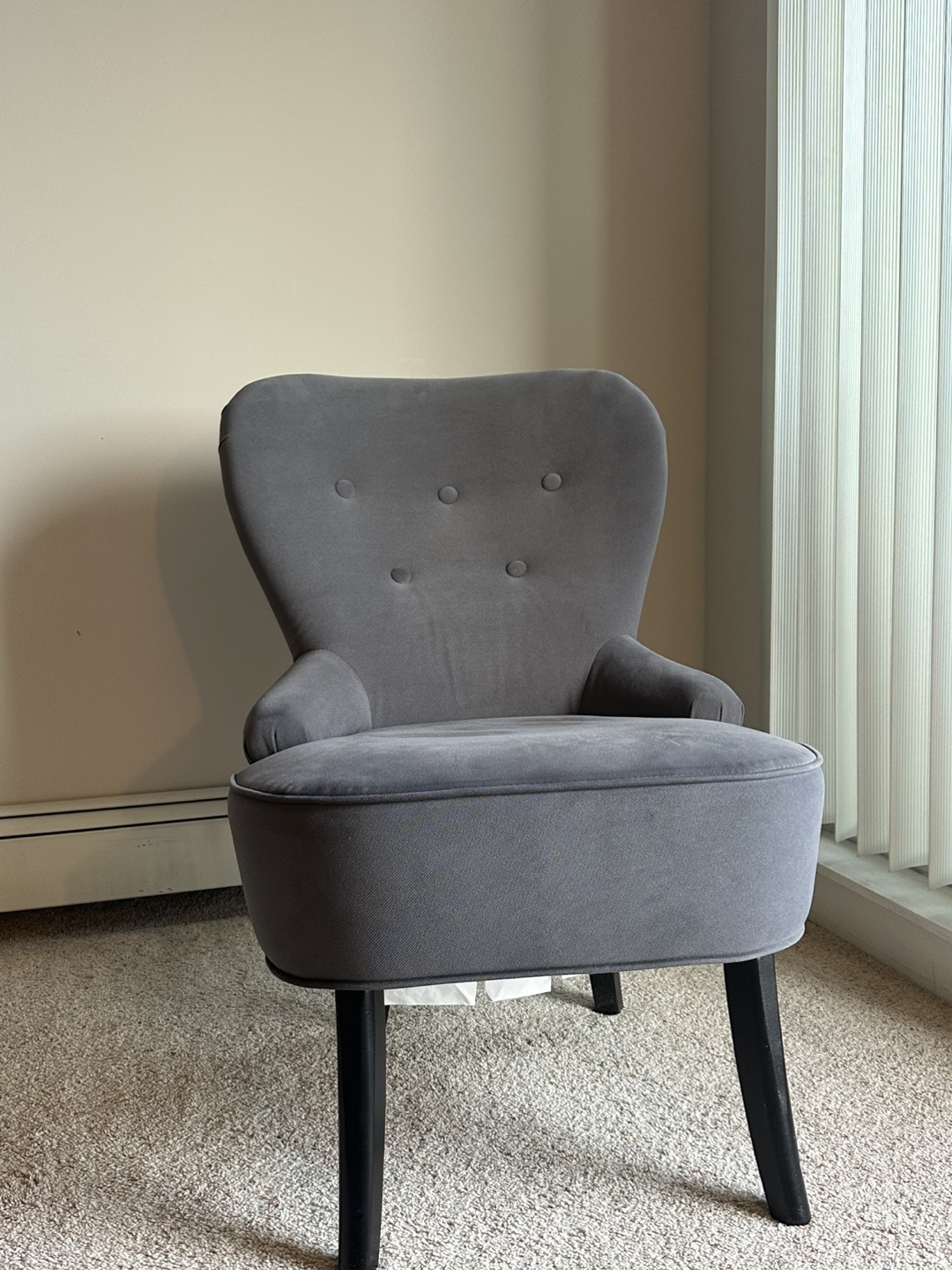 Grey Accent Chair