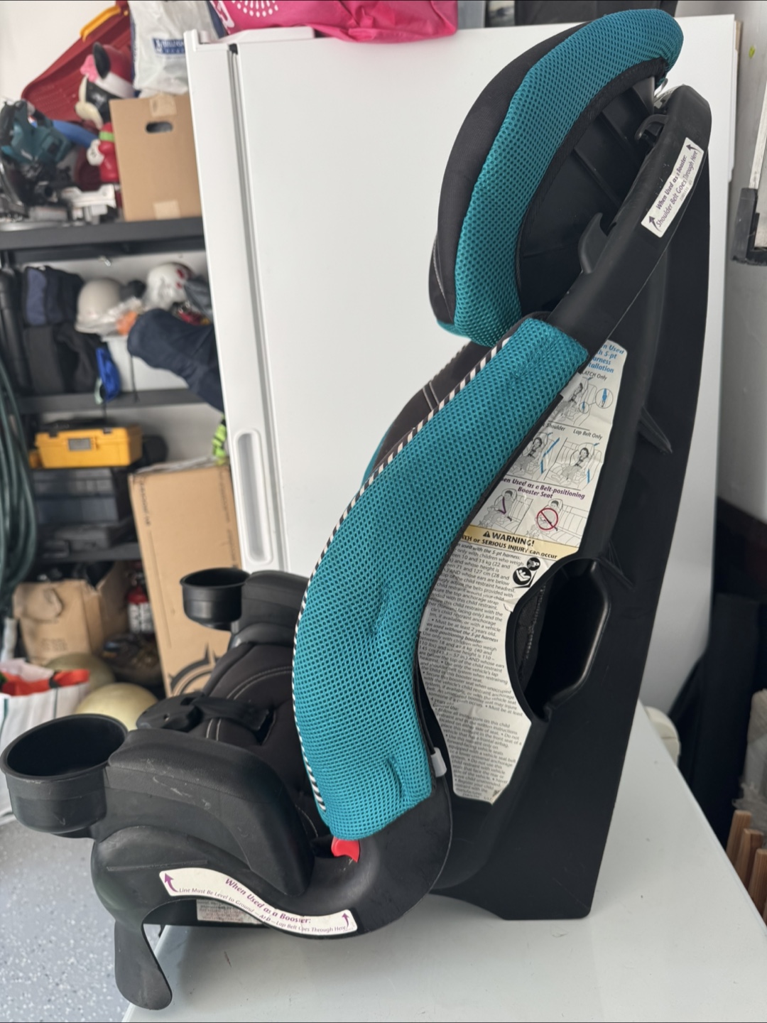Evenflo Car Seat - Black and Teal - photo 4