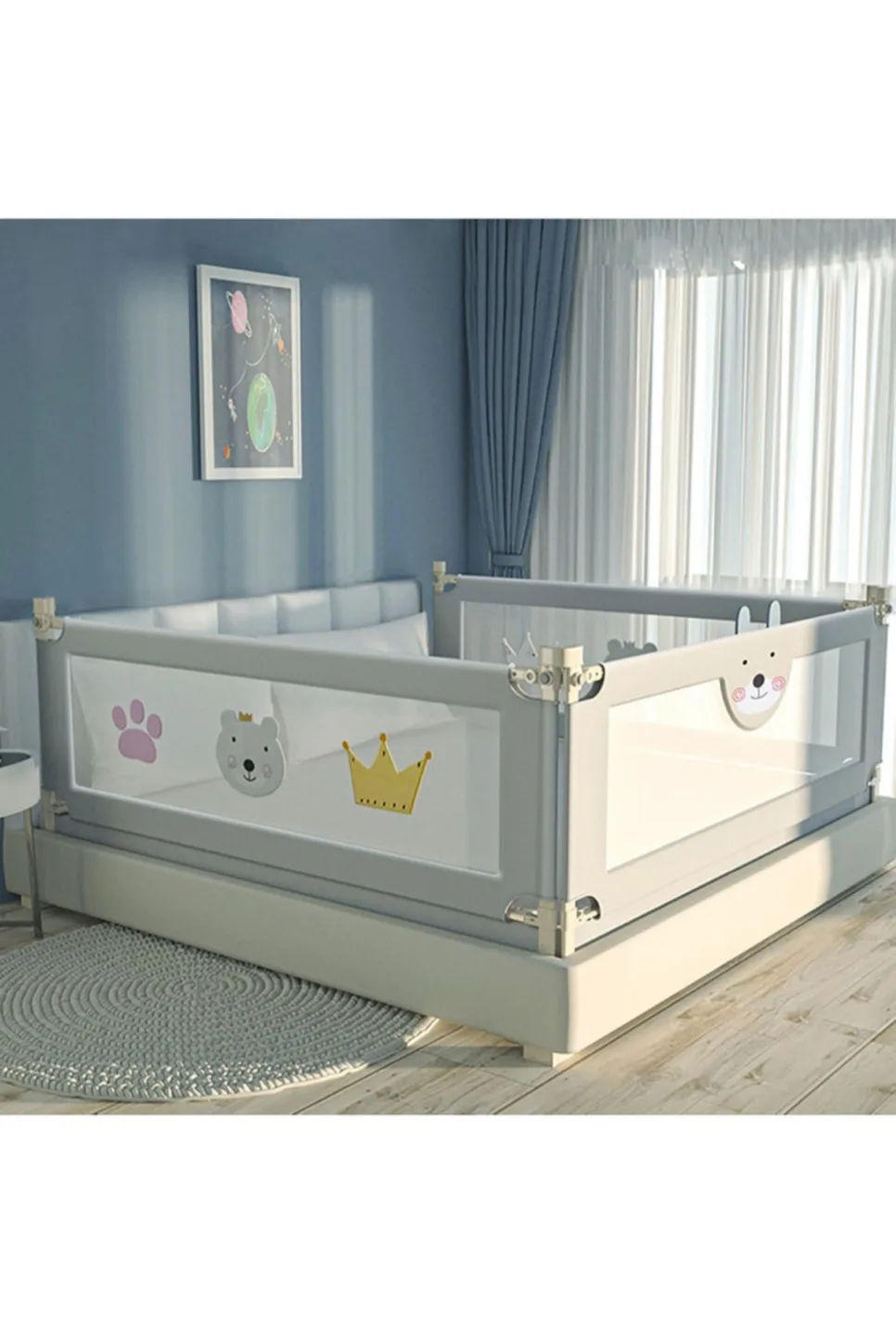 EAQ Baby Rails - King(1*76'+2*80') Zoo 3Pck thumbnail