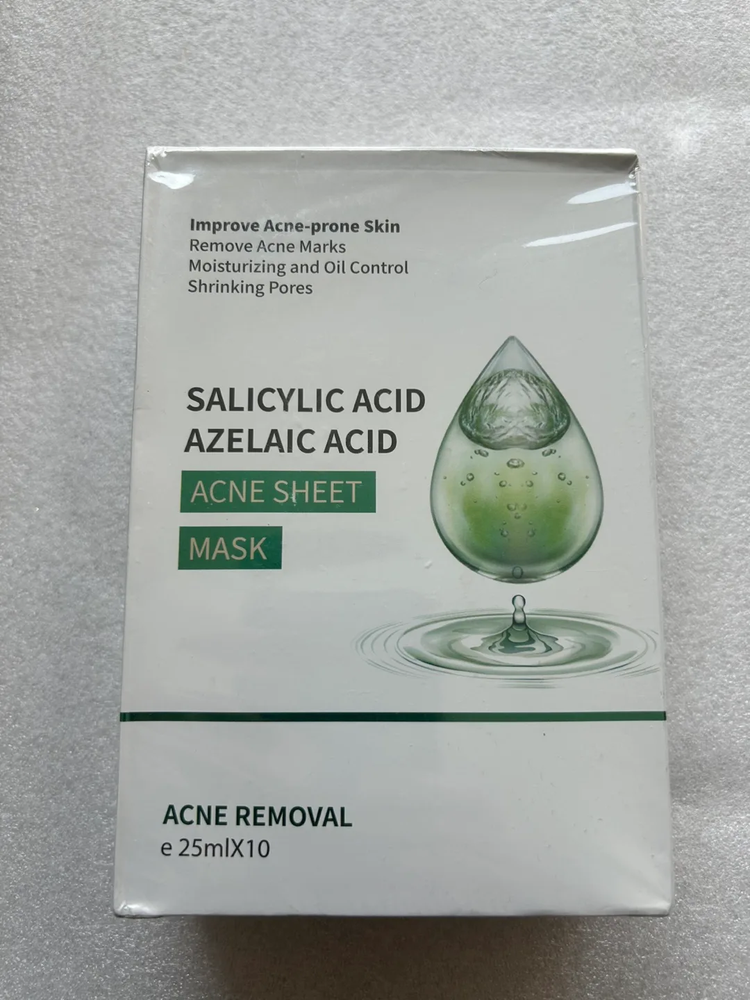 NEW Pack of 10 Koral 25ml Acne Removal Salicylic Acid Face Masks thumbnail