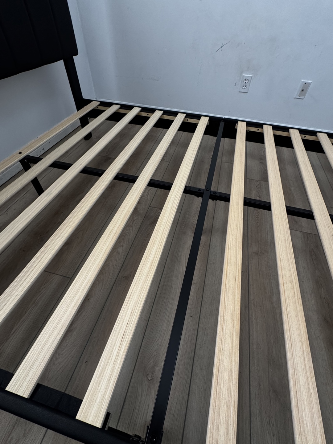 Queen Black PU Platform Bed - photo 4