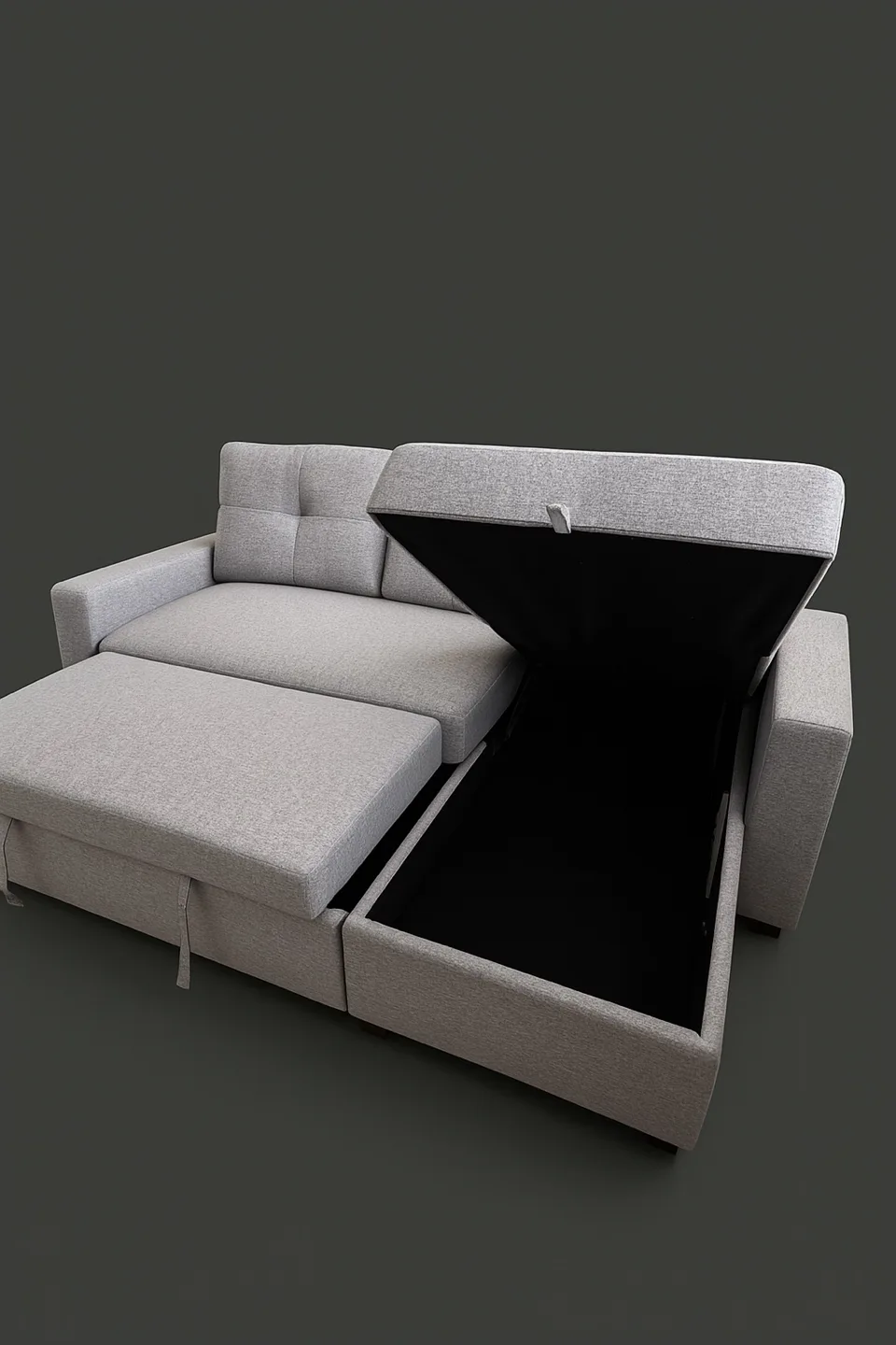 Grey Fabric Sofa Sectional Bed ▫️BRAND NEW▫️ image indicator(2)