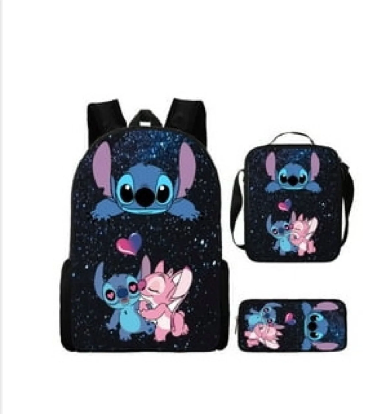 Disney Stitch 3-Piece Backpack Set thumbnail