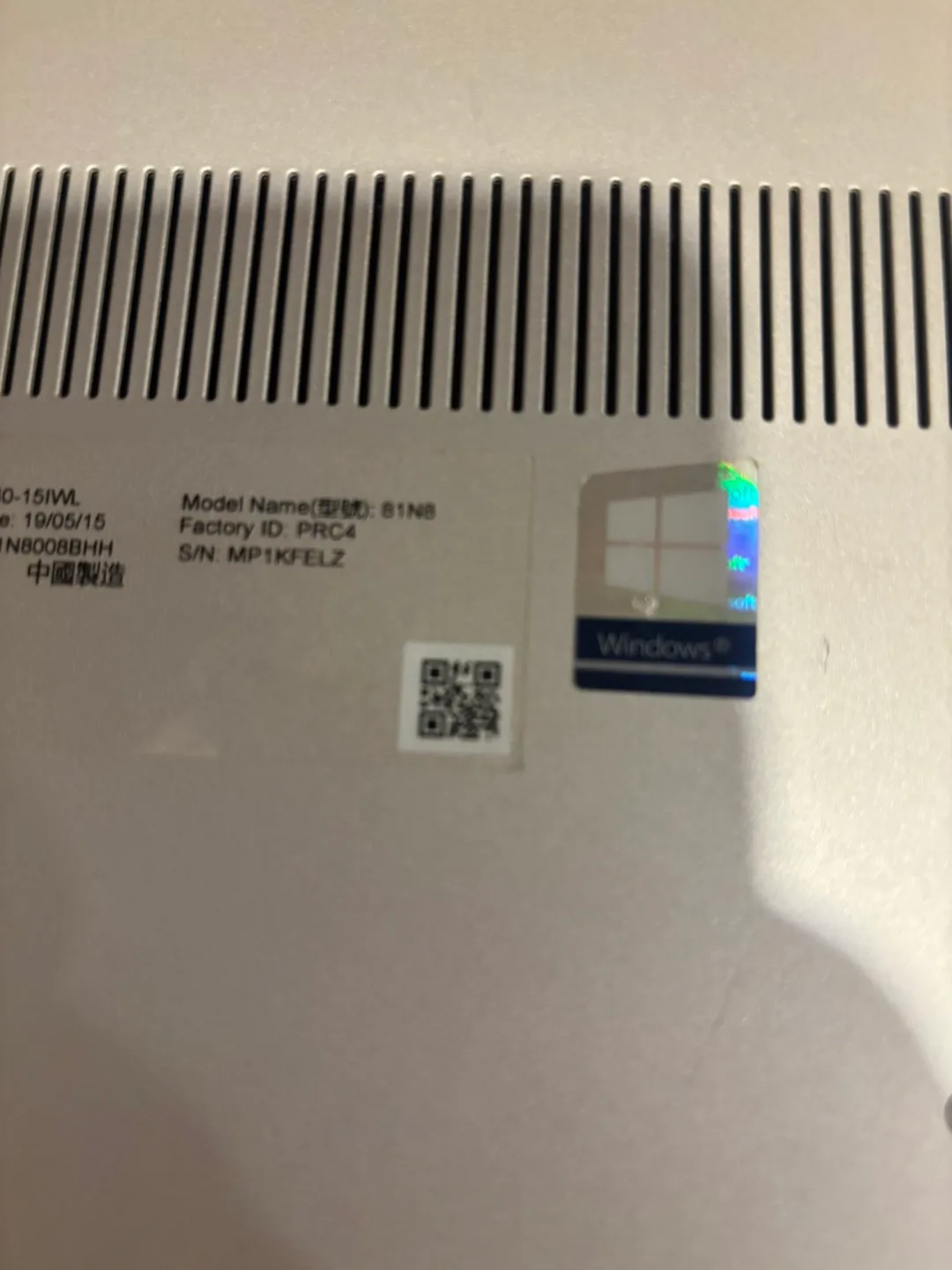 Lenovo S340-15IWL Laptop image indicator(4)