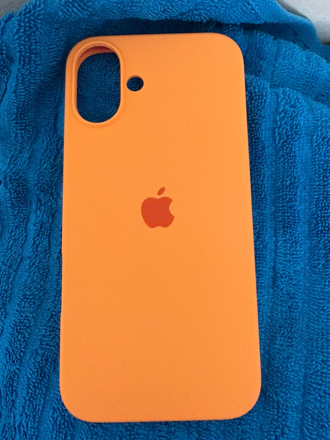 Orange Apple iPhone 16 Plus Silicone Case thumbnail
