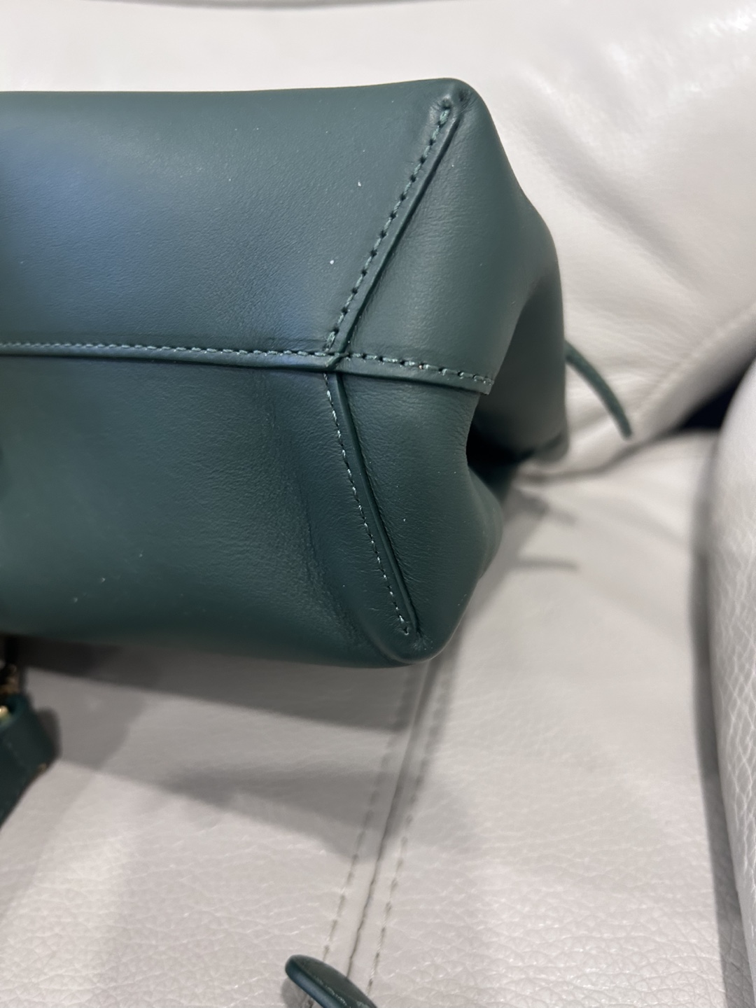 Mansur Gavriel Leather Bag - Forest Green - photo 5