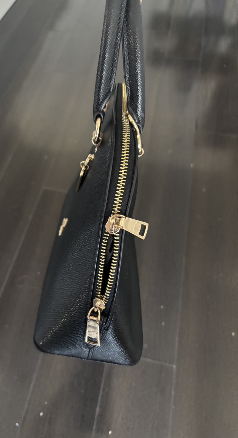 Coach Black Dome Satchel - photo 2