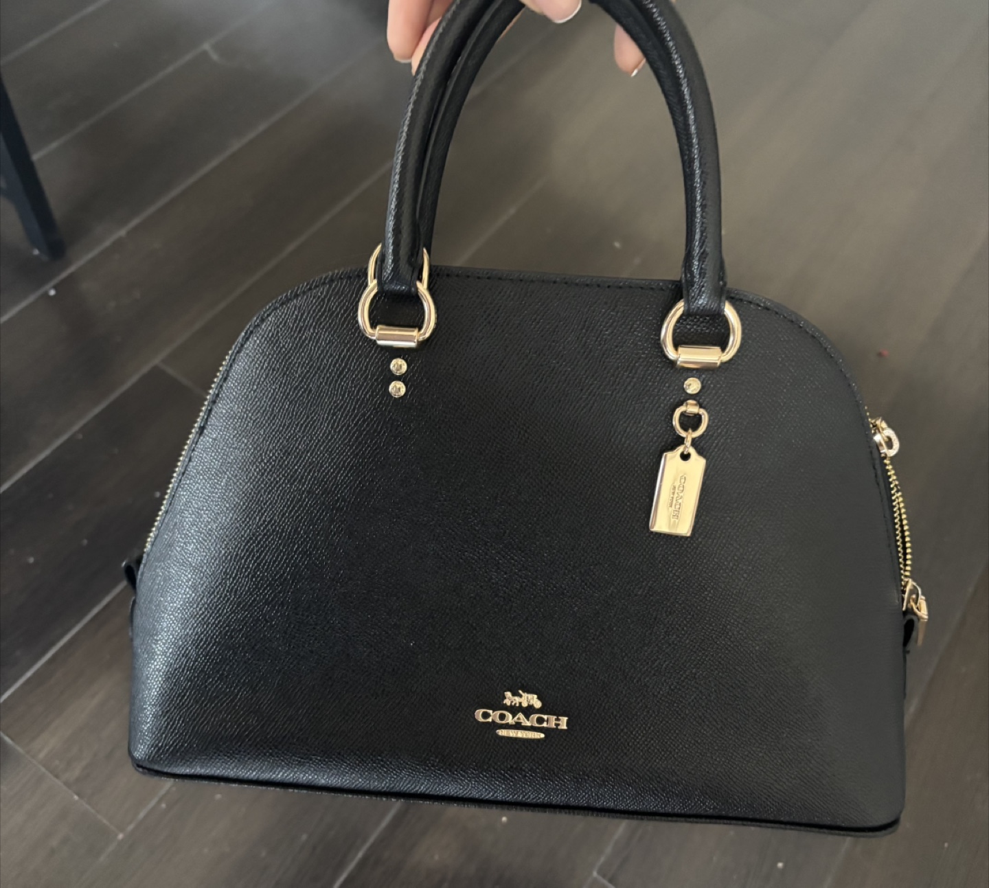 Coach Black Dome Satchel