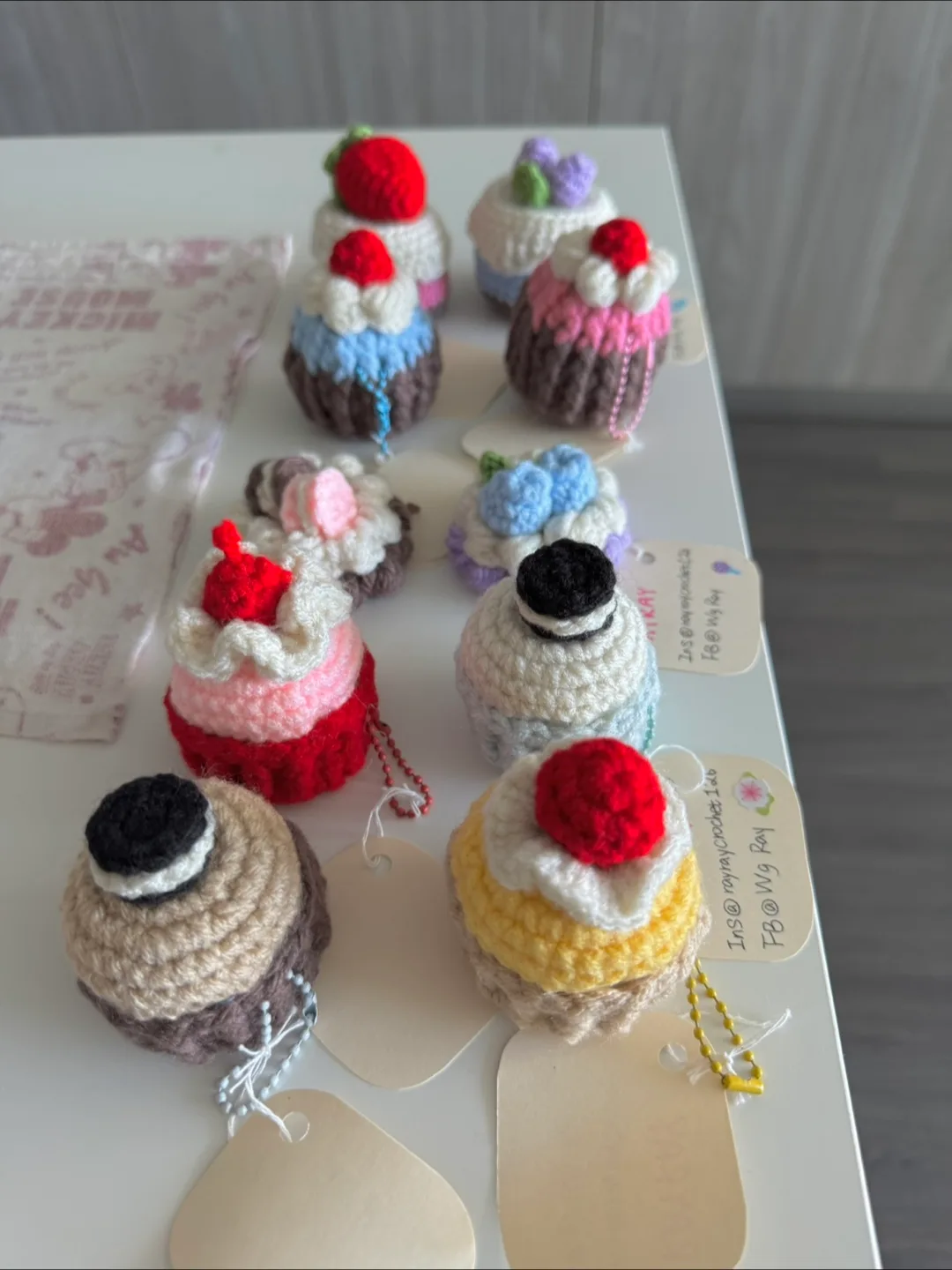 Handmade Crochet Desserts with Chain image indicator(2)