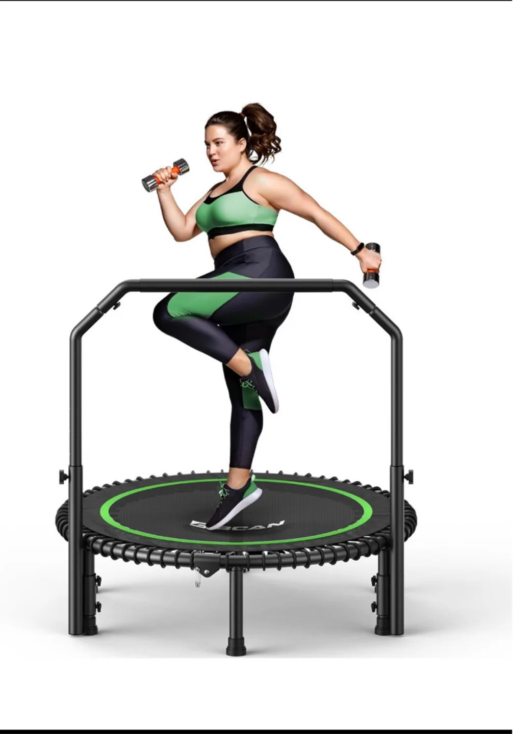 BCAN Foldable Mini Trampoline thumbnail