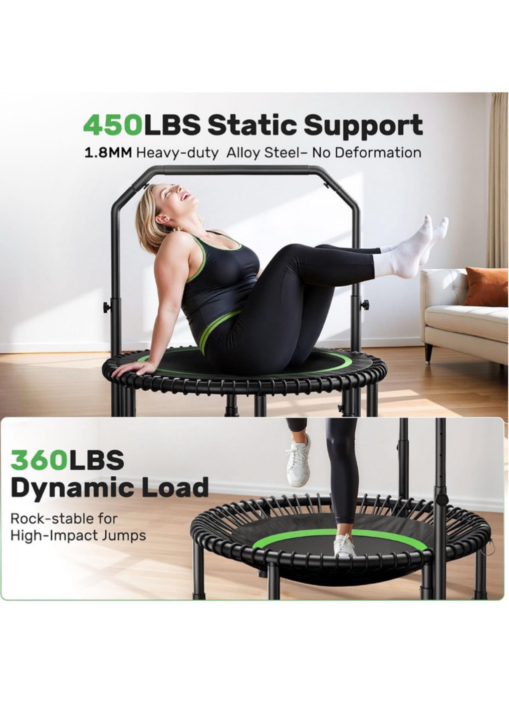 BCAN Foldable Mini Trampoline - photo 5