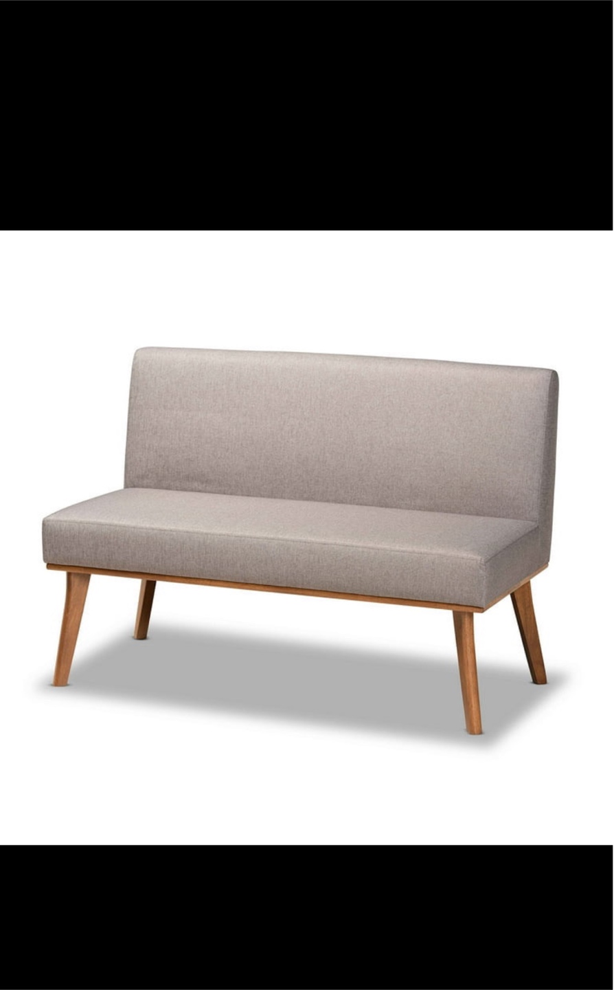 Baxton Studio Odessa Mid-Century Modern Grey Fabric - photo 3