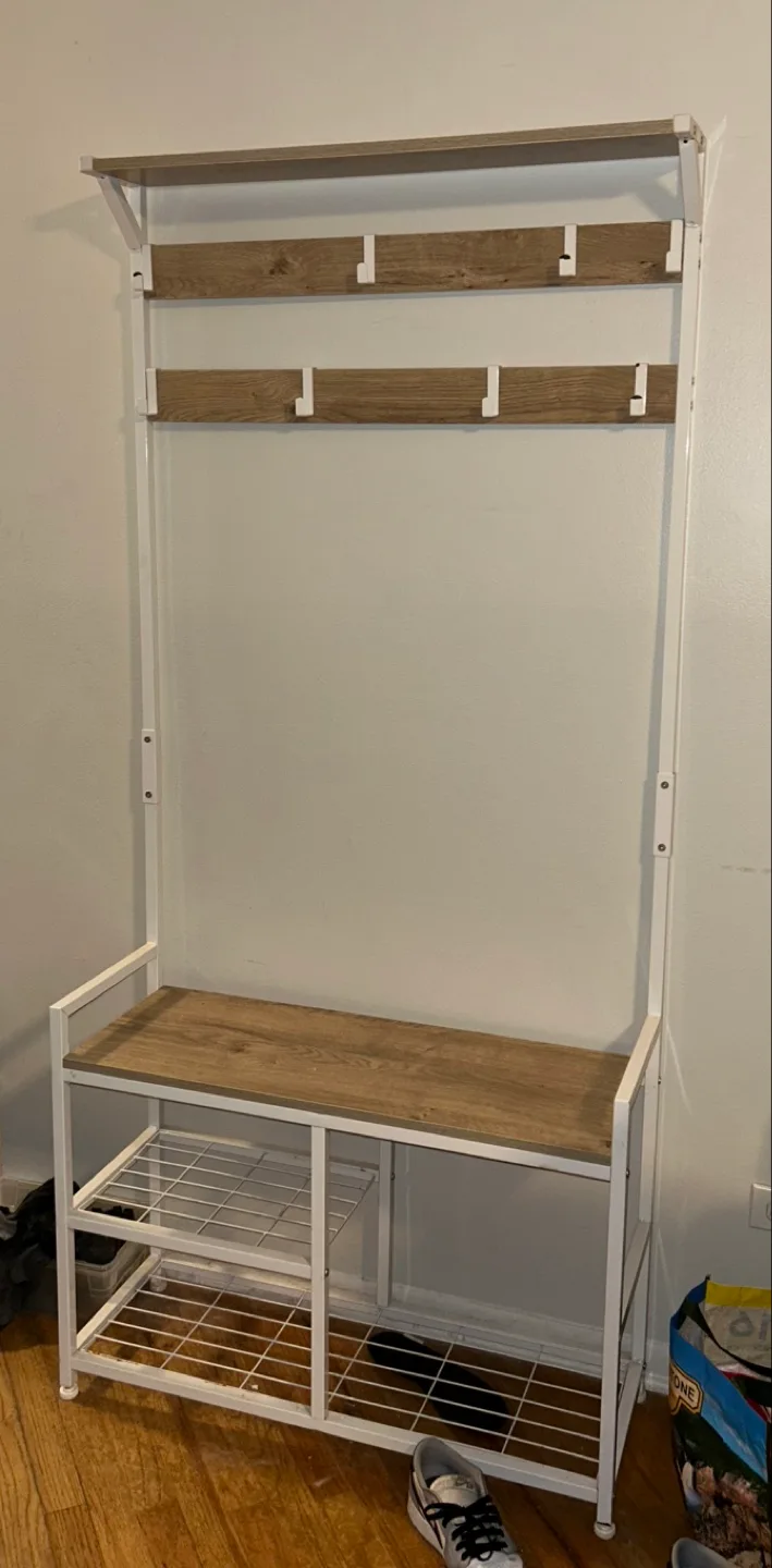 Hall Tree with Shoe Storage thumbnail