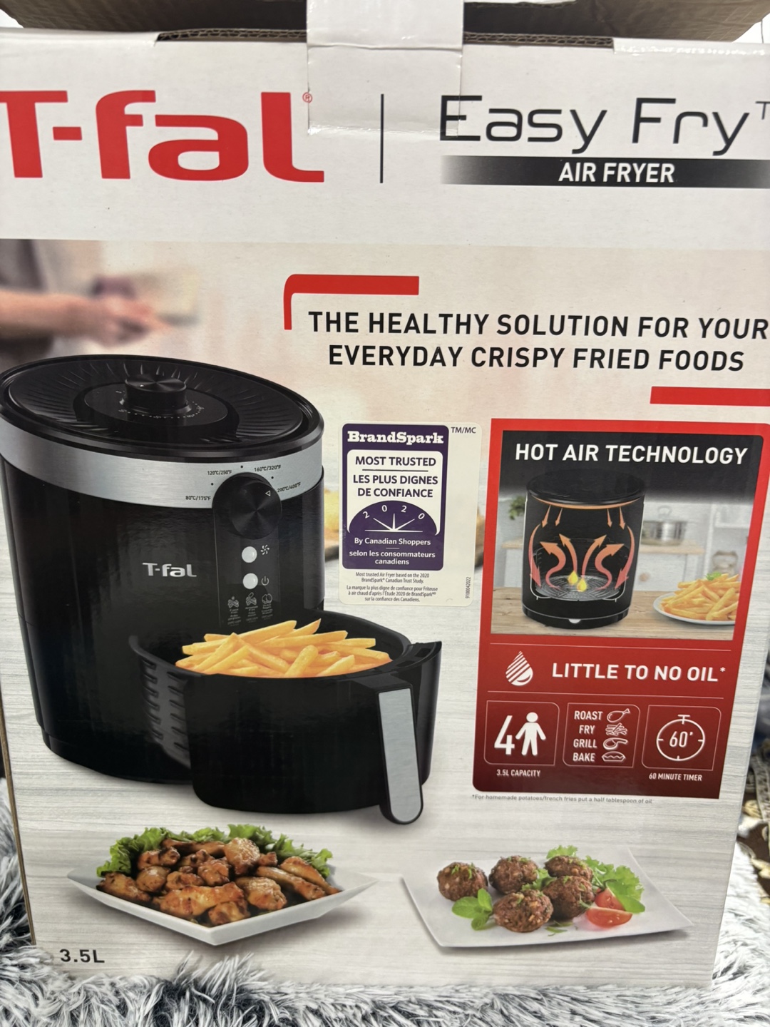 T-fal Easy Fry Air Fryer - New in Box! - photo 3