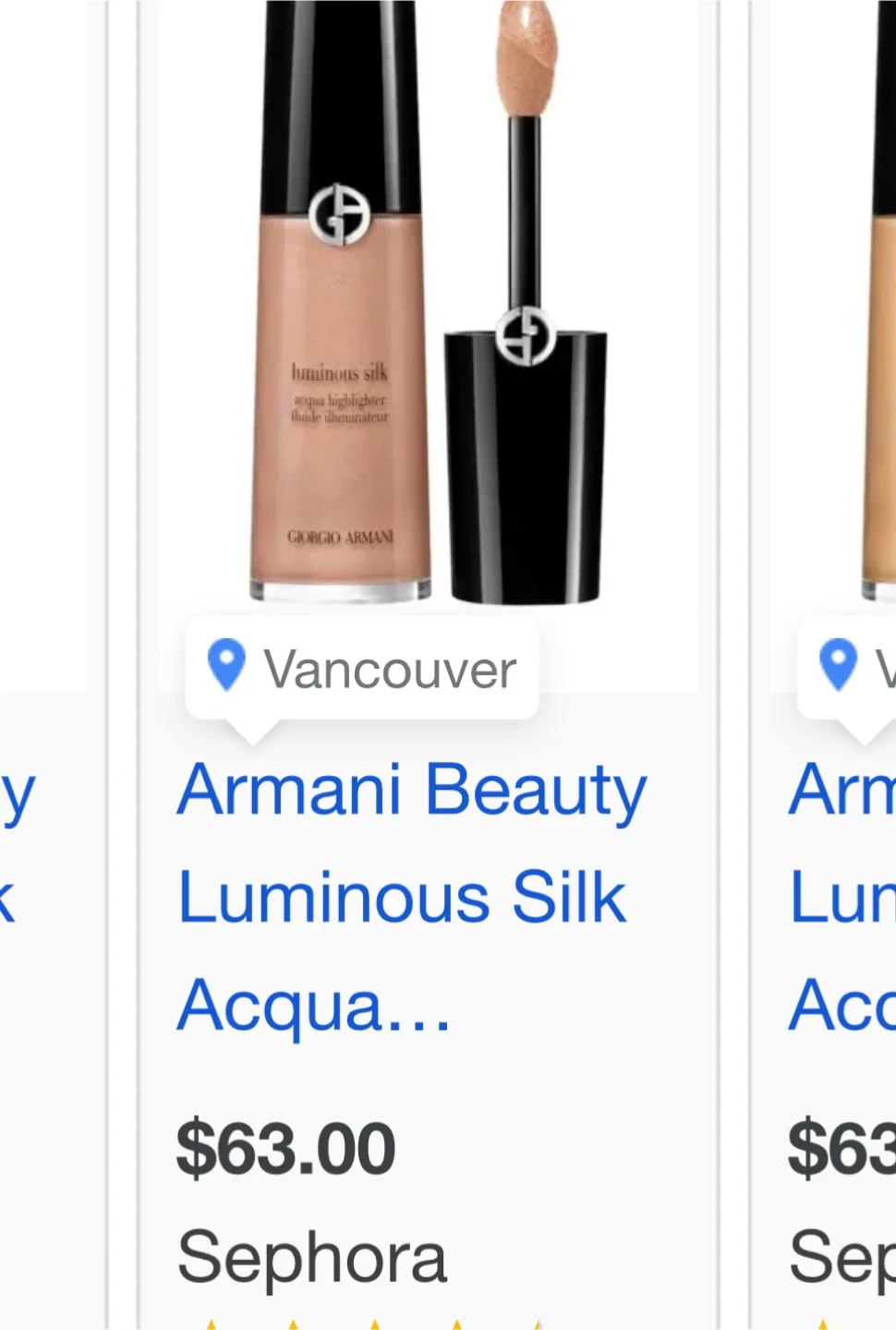 Giorgio Armani Luminous Silk Acqua Highlighter thumbnail