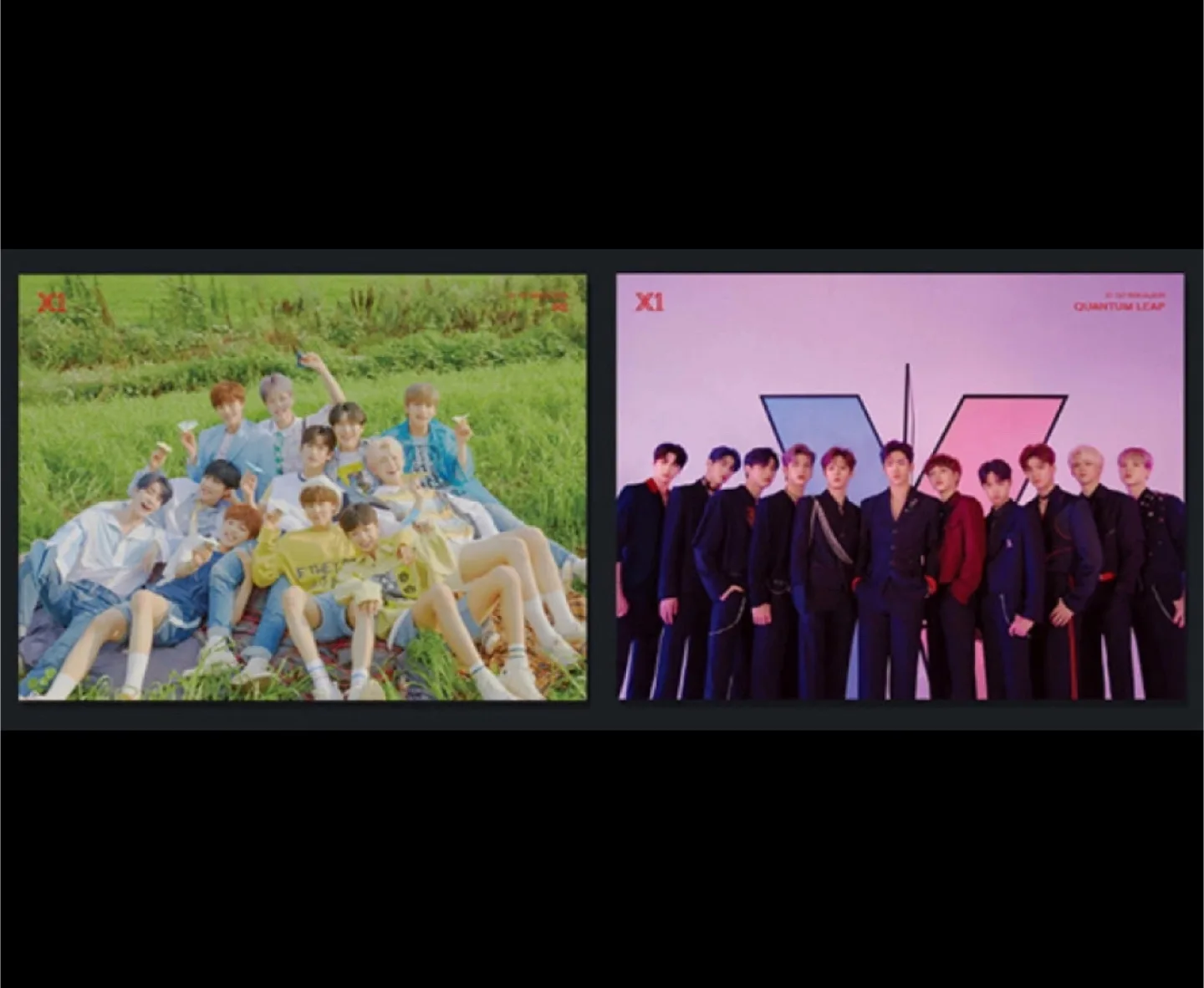 kpop group- X1 posters thumbnail