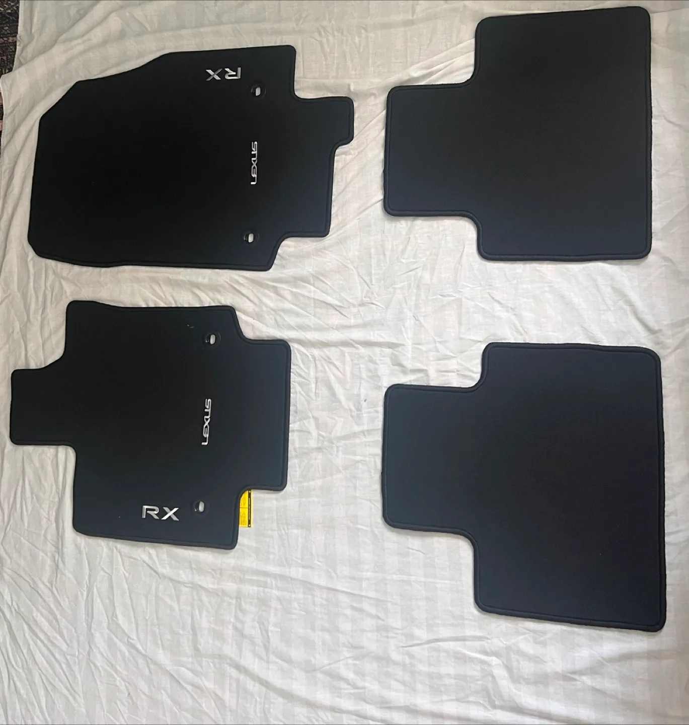 Lexus RX Black 4pc Floor Mat Set thumbnail