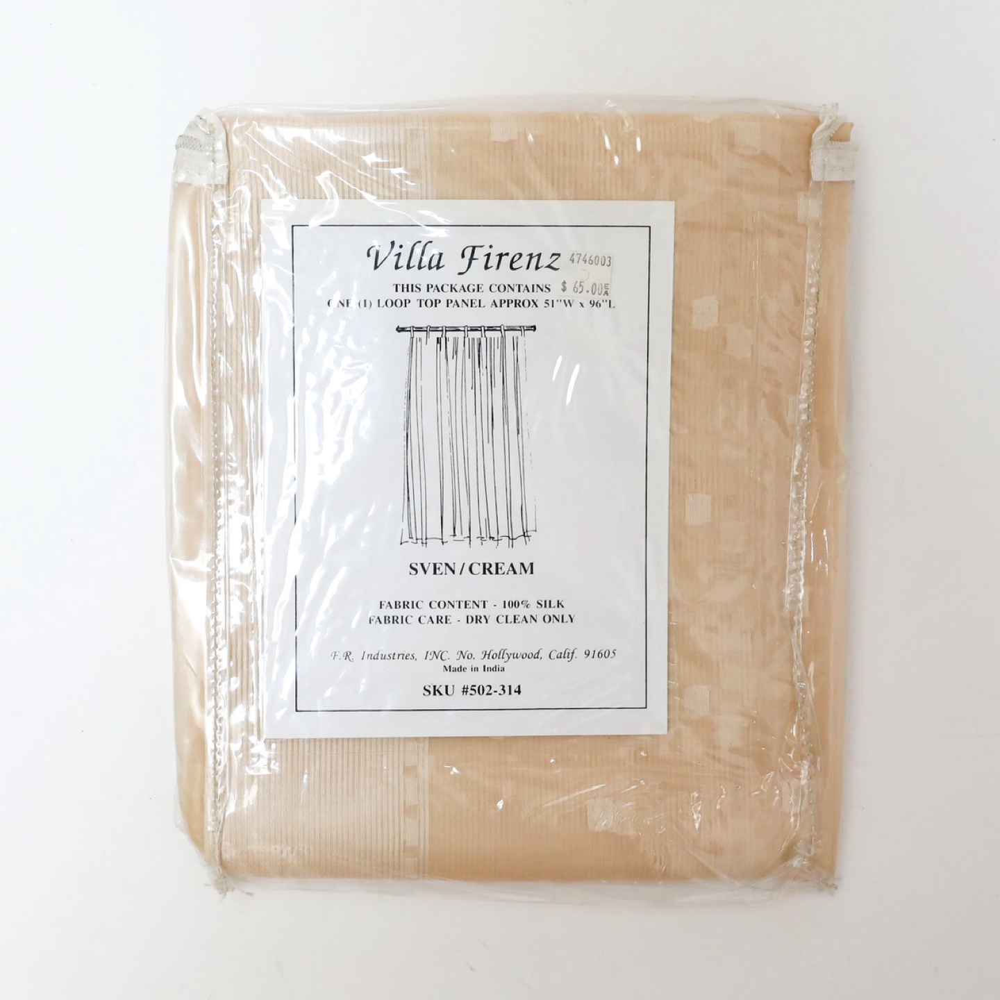 New Sven Loop Top Window Panel Mesh Curtain Sheer Cream 51 in - photo 5