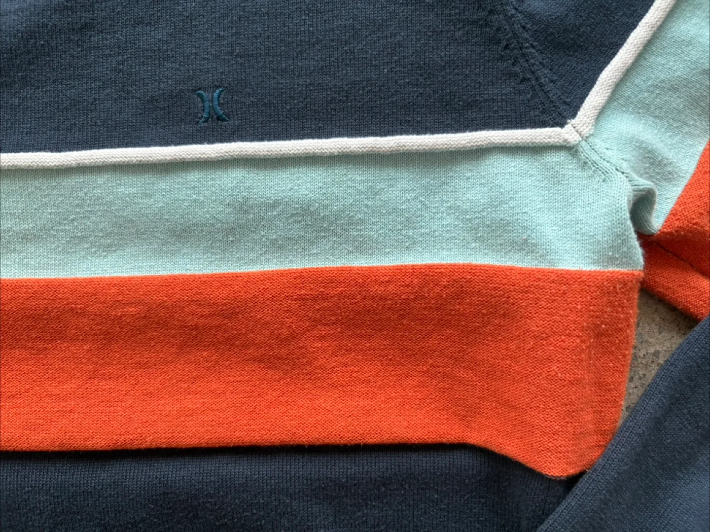 Hurley Striped Crew Neck Long Sleeve Shirt Small image indicator(2)