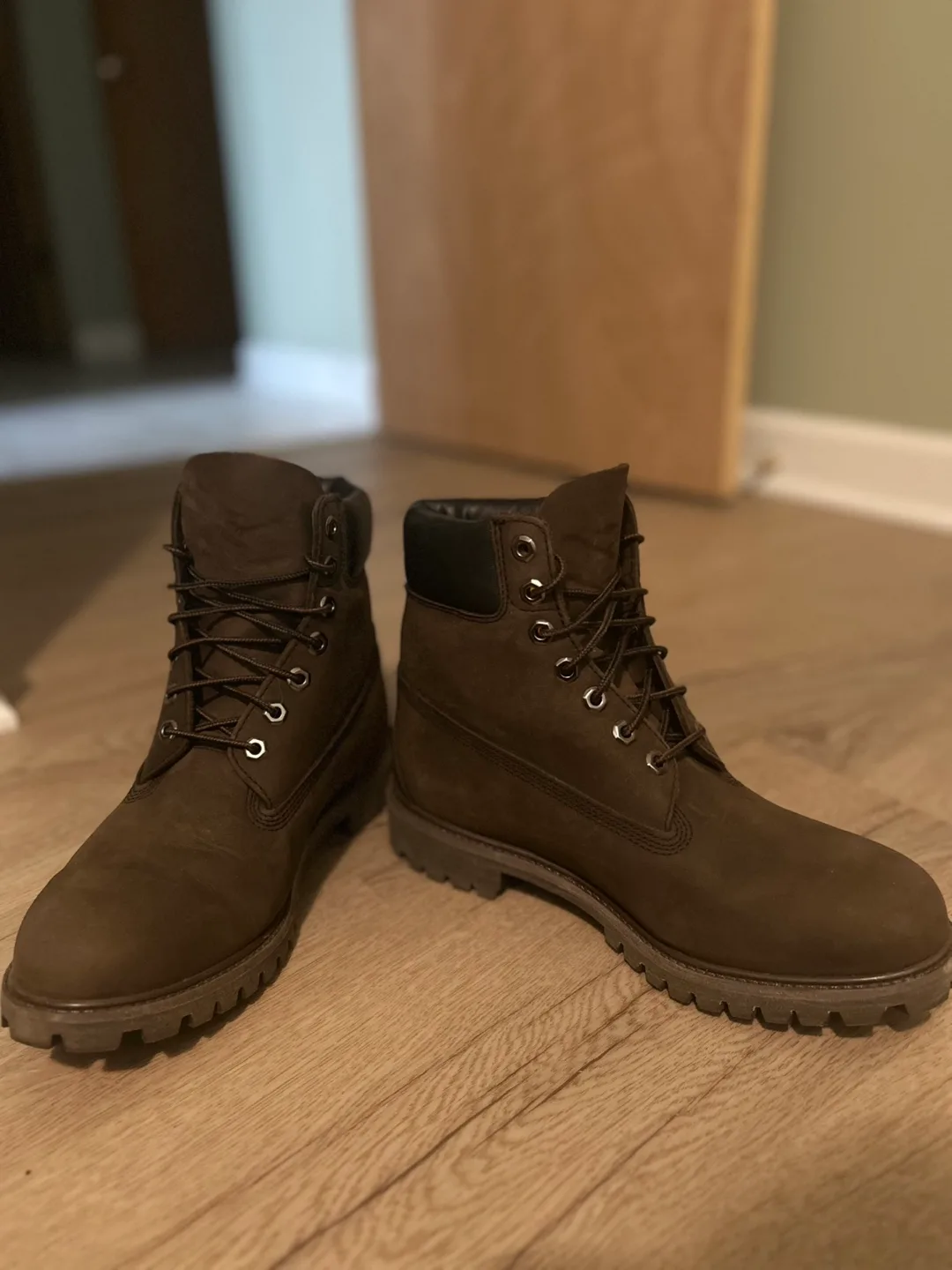 Timberland Brown Leather & Suade Boots thumbnail
