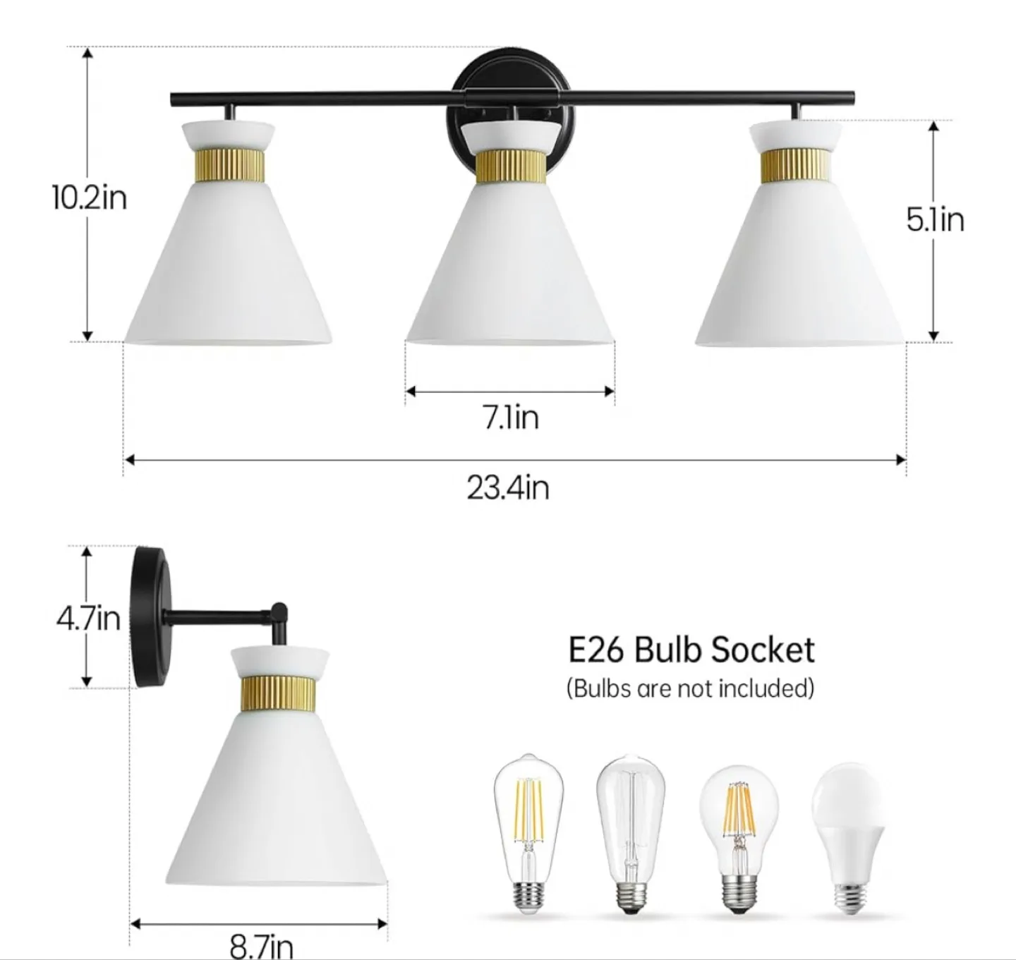 3-Light Bathroom Vanity Light Fixture image indicator(3)