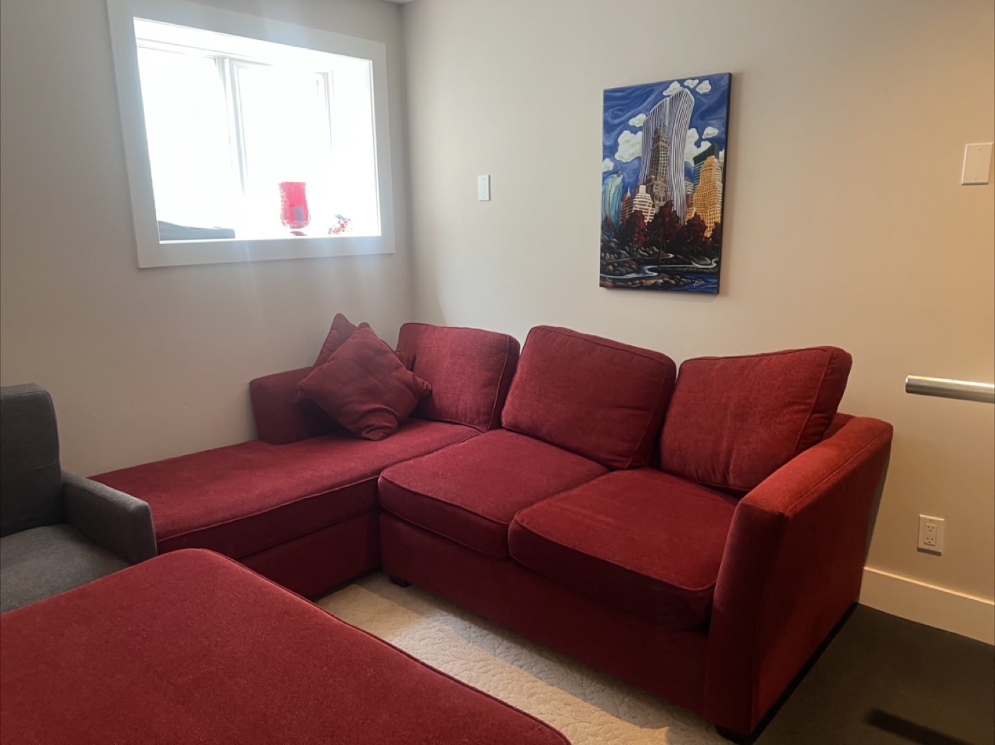 Sectional and Ottoman - photo 2
