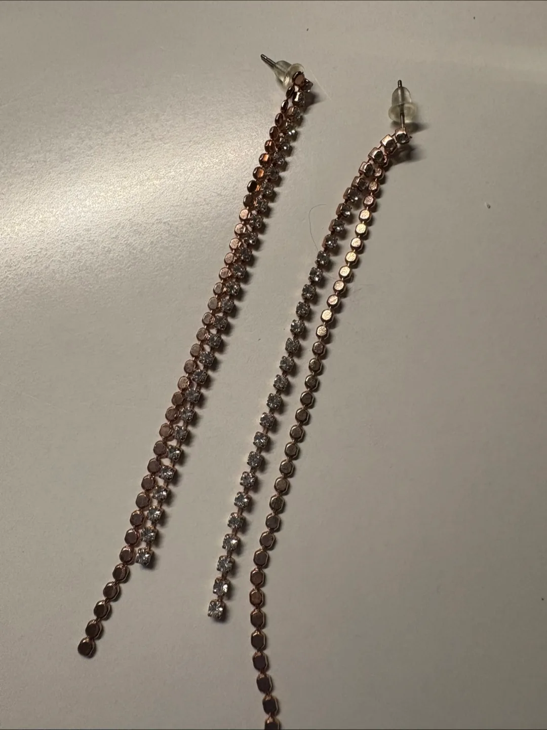 Rose Gold Dangle Earrings thumbnail