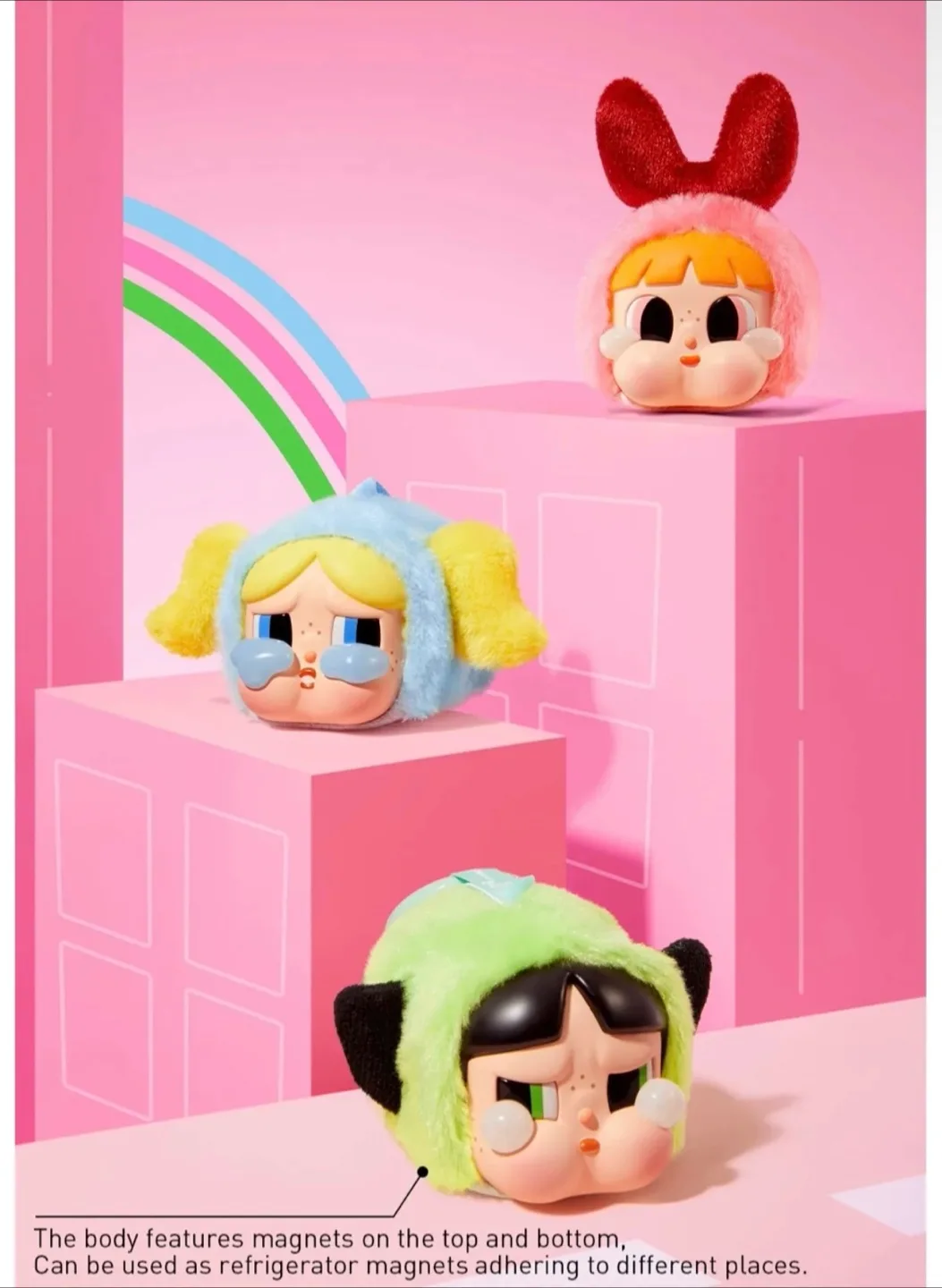 CRYBABY × Powerpuff Girls Series-Vinyl Face Plush Blind Box image indicator(8)