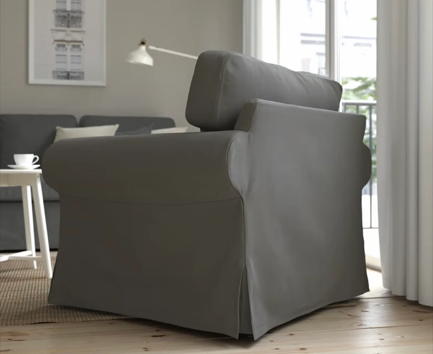 IKEA Ektorp Armchair - Grey image indicator(2)