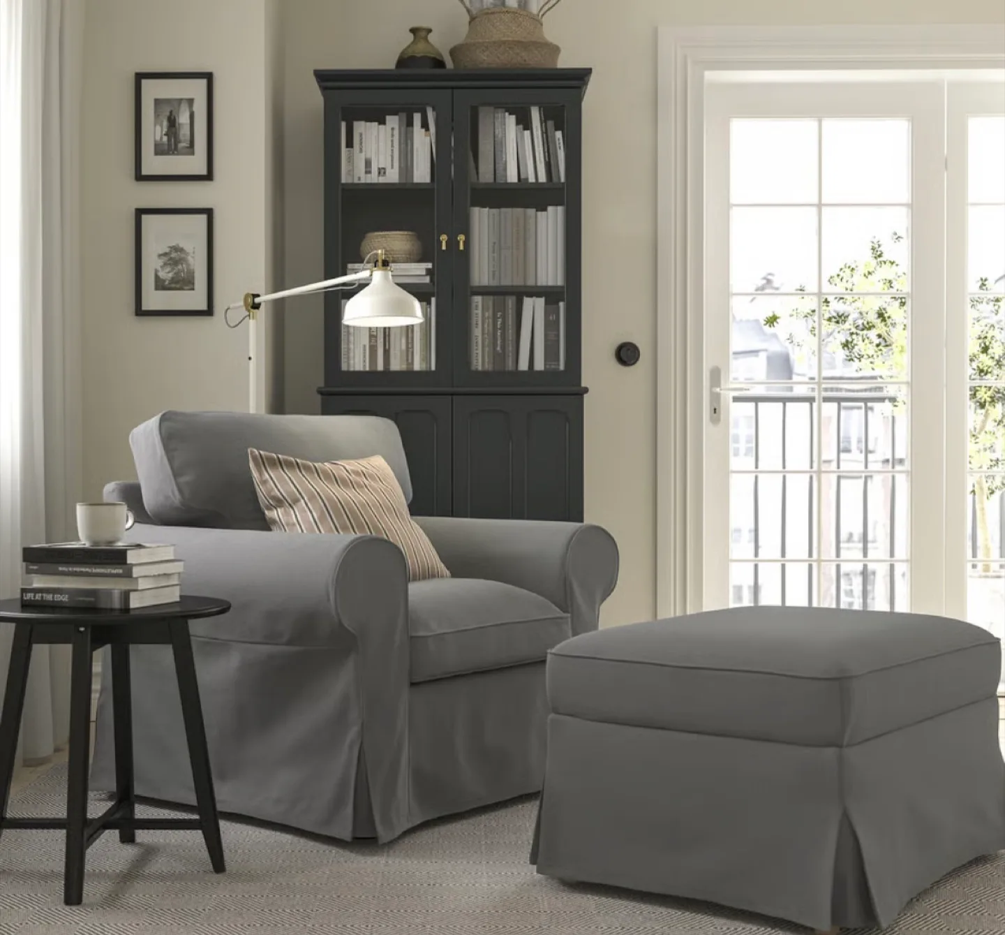 IKEA Ektorp Armchair - Grey image indicator(3)