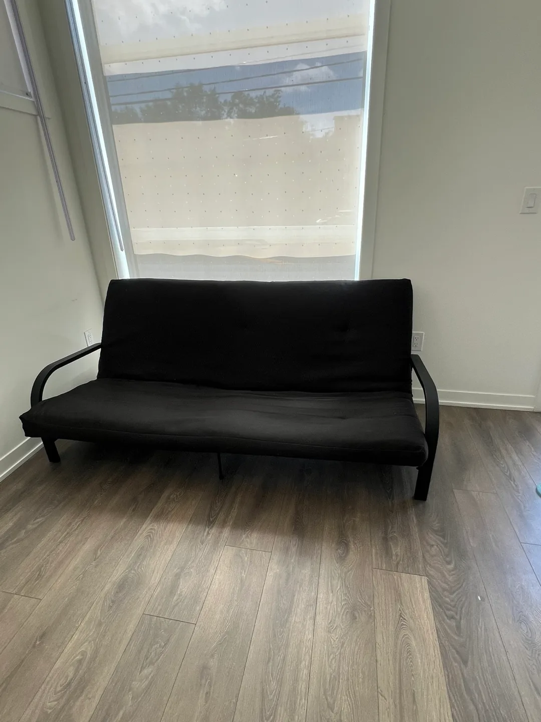 Black Futon Sofa Bed thumbnail