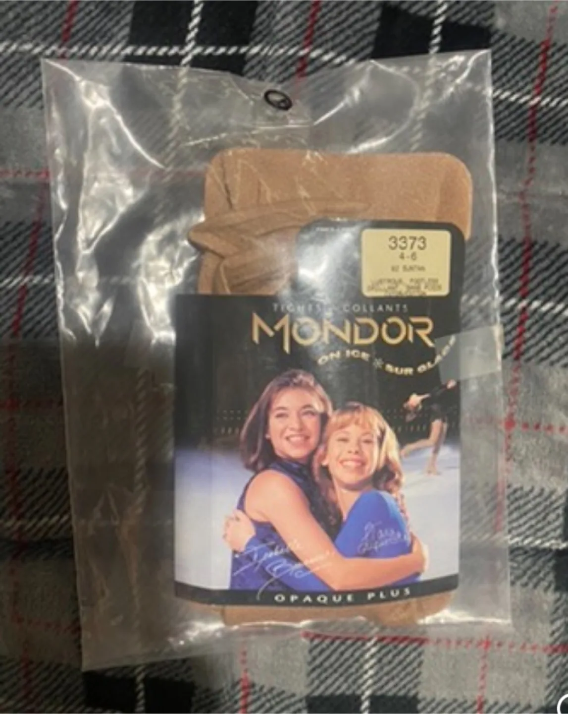 Mondor Ice Skating Tights Size 4-6 thumbnail