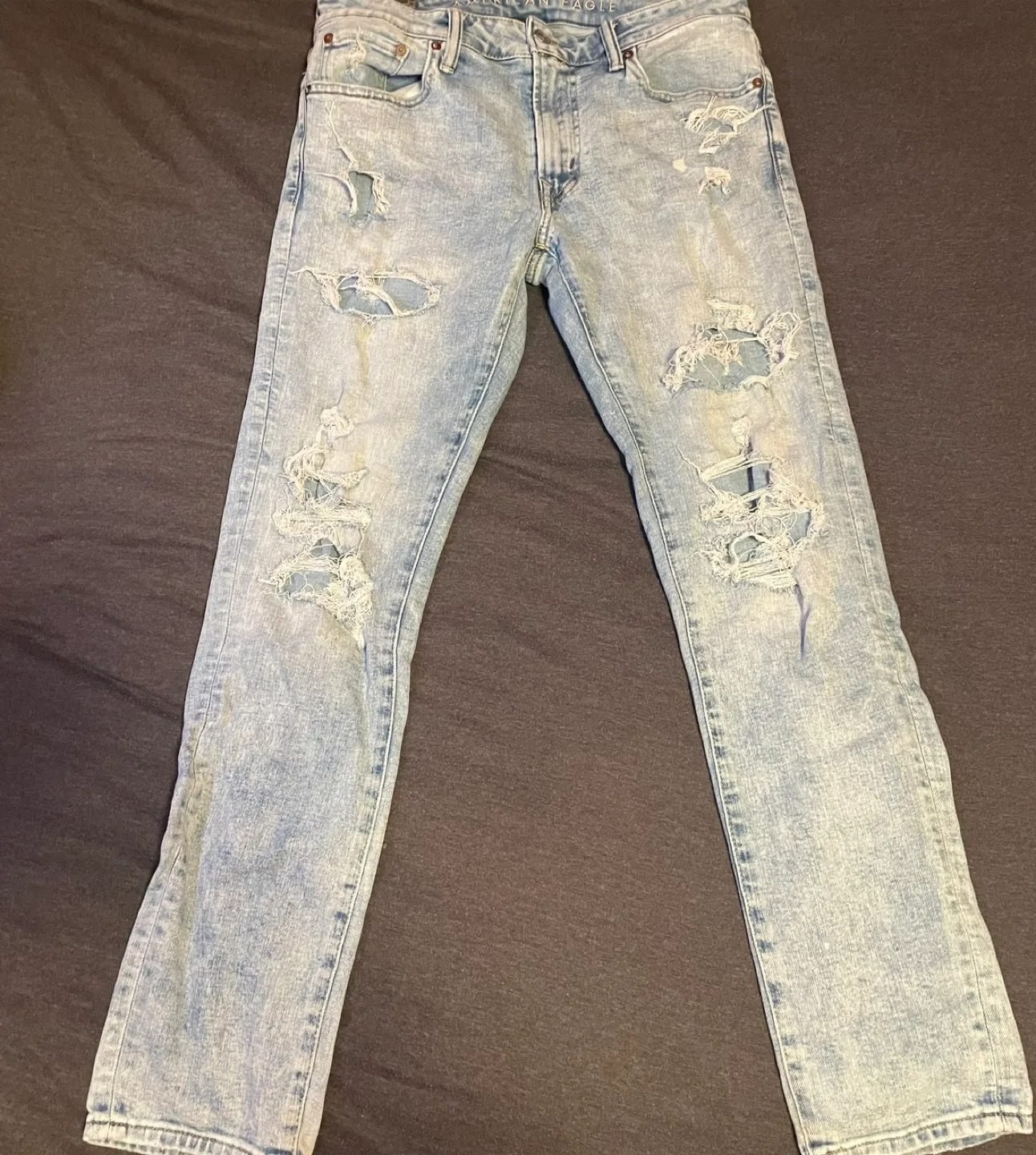 American Eagle Ripped Jeans - Size 33x32 thumbnail