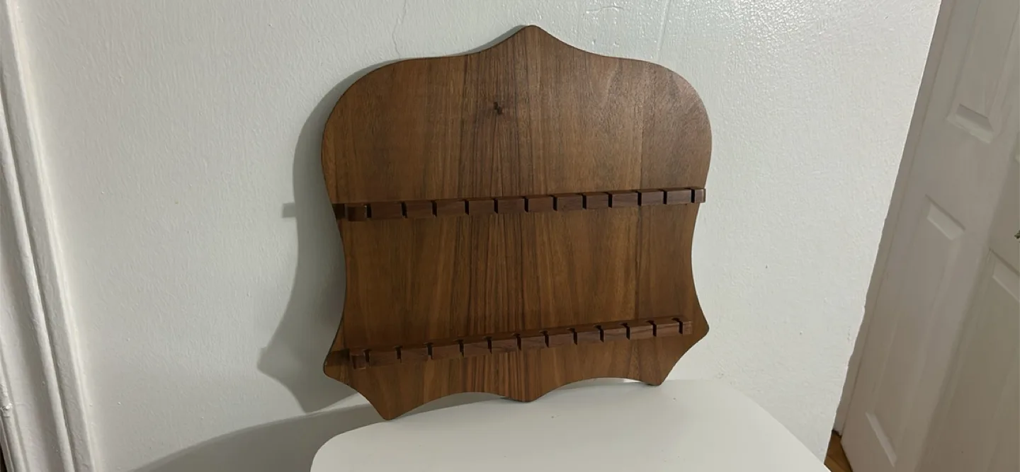 Vintage Wooden Spoon Rack thumbnail