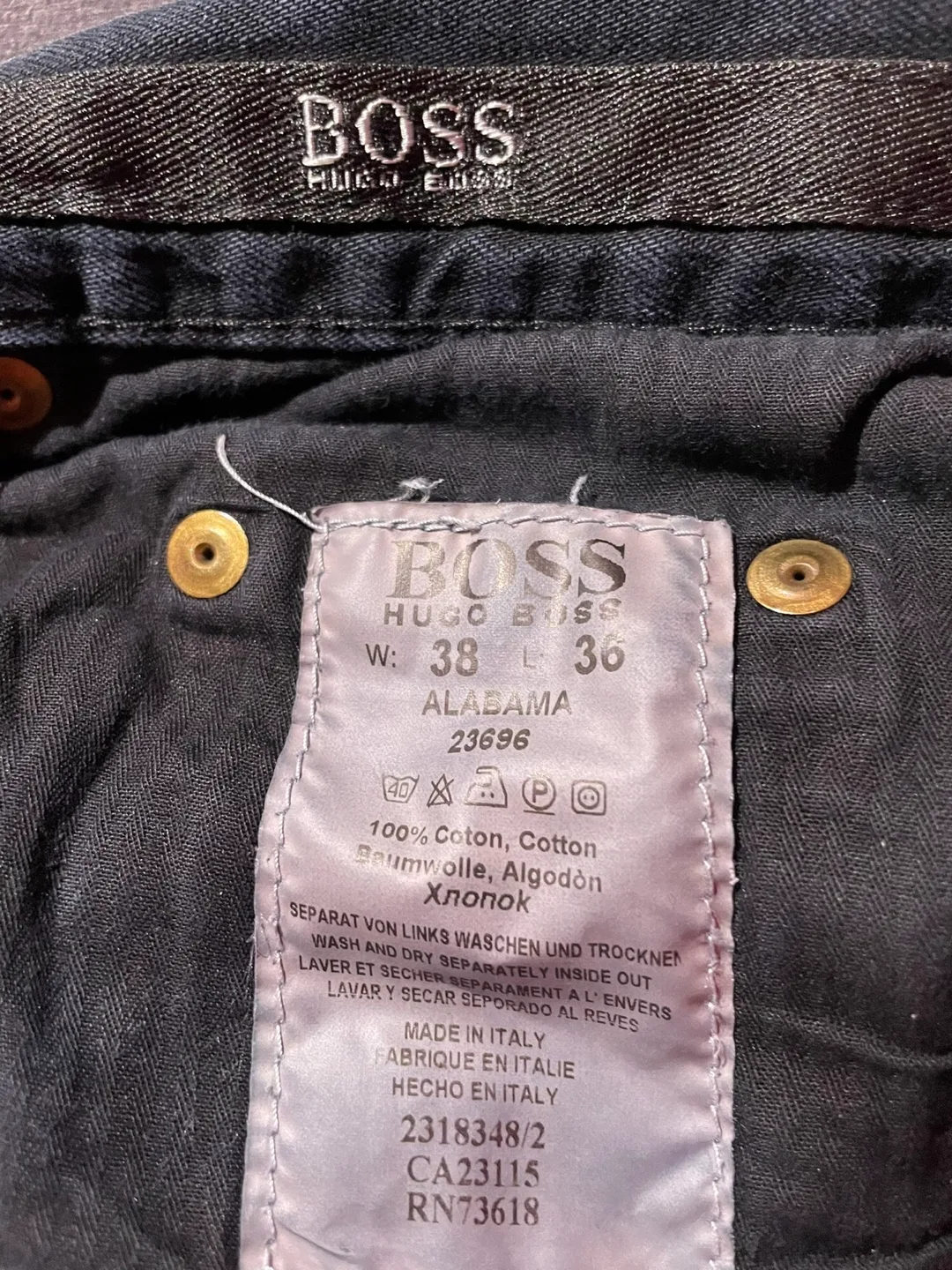 BOSS Hugo Boss Alabama Jeans W38 L36 thumbnail
