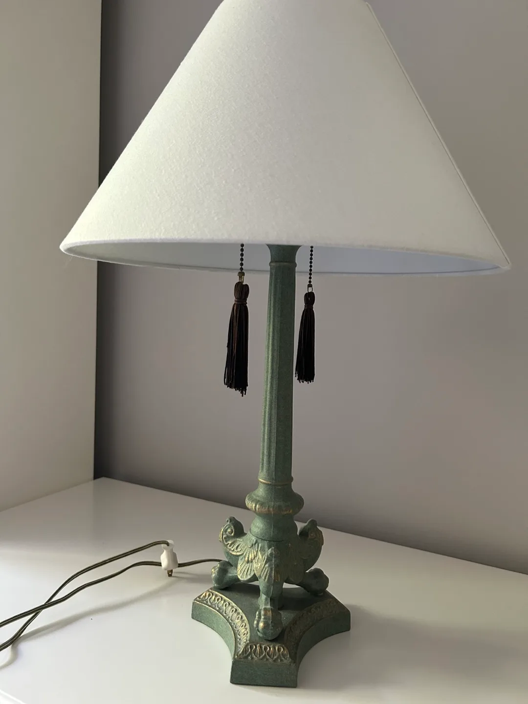 Green & Gold Accent Lamp image indicator(3)