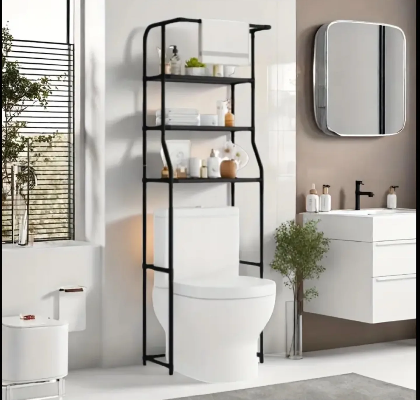 Over-the-Toilet Bathroom Shelf - Brand new in box thumbnail