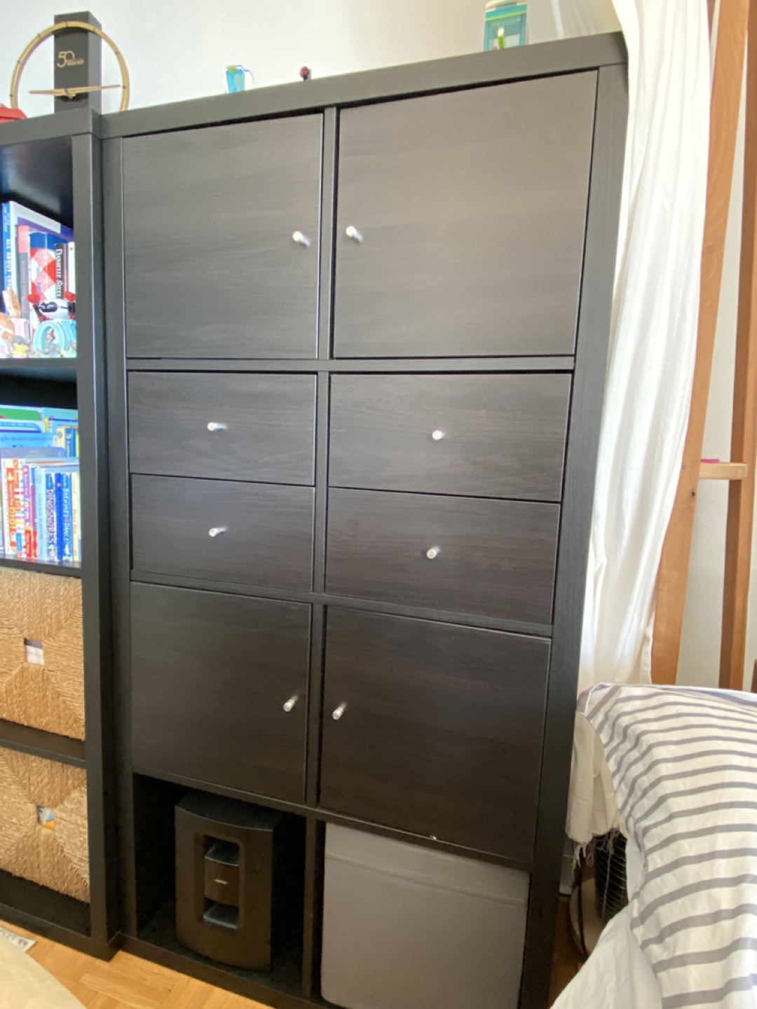 IKEA Kallax Shelf Unit with Inserts