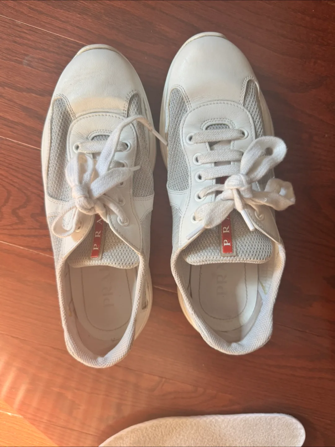 Prada White Sneakers thumbnail
