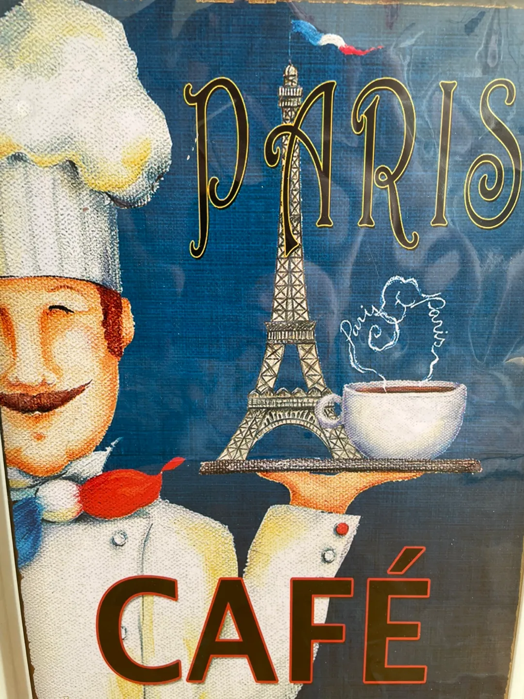 Vintage Paris Cafe Metal Sign *New image indicator(2)