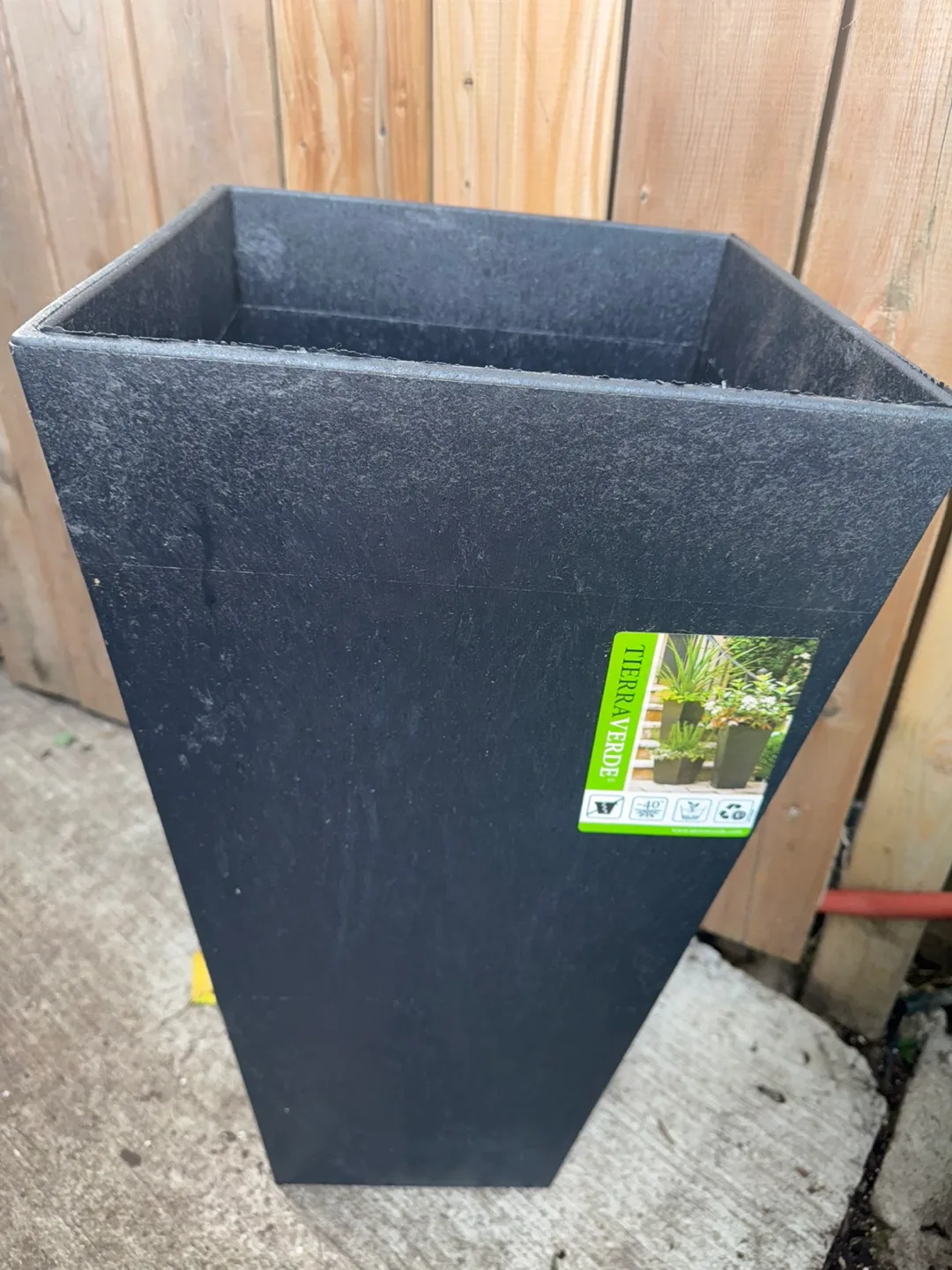 Tierra Verde Hybrid Tall Square Planter thumbnail