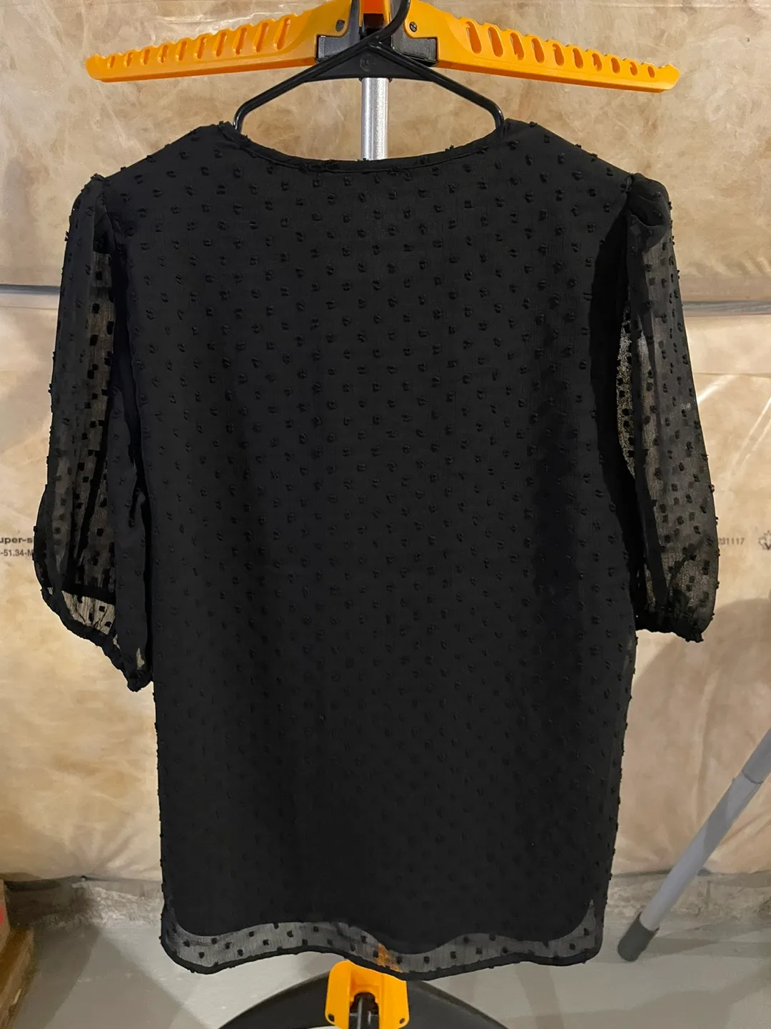 Suzy Shier Black Blouse - multiple sizes image indicator(2)