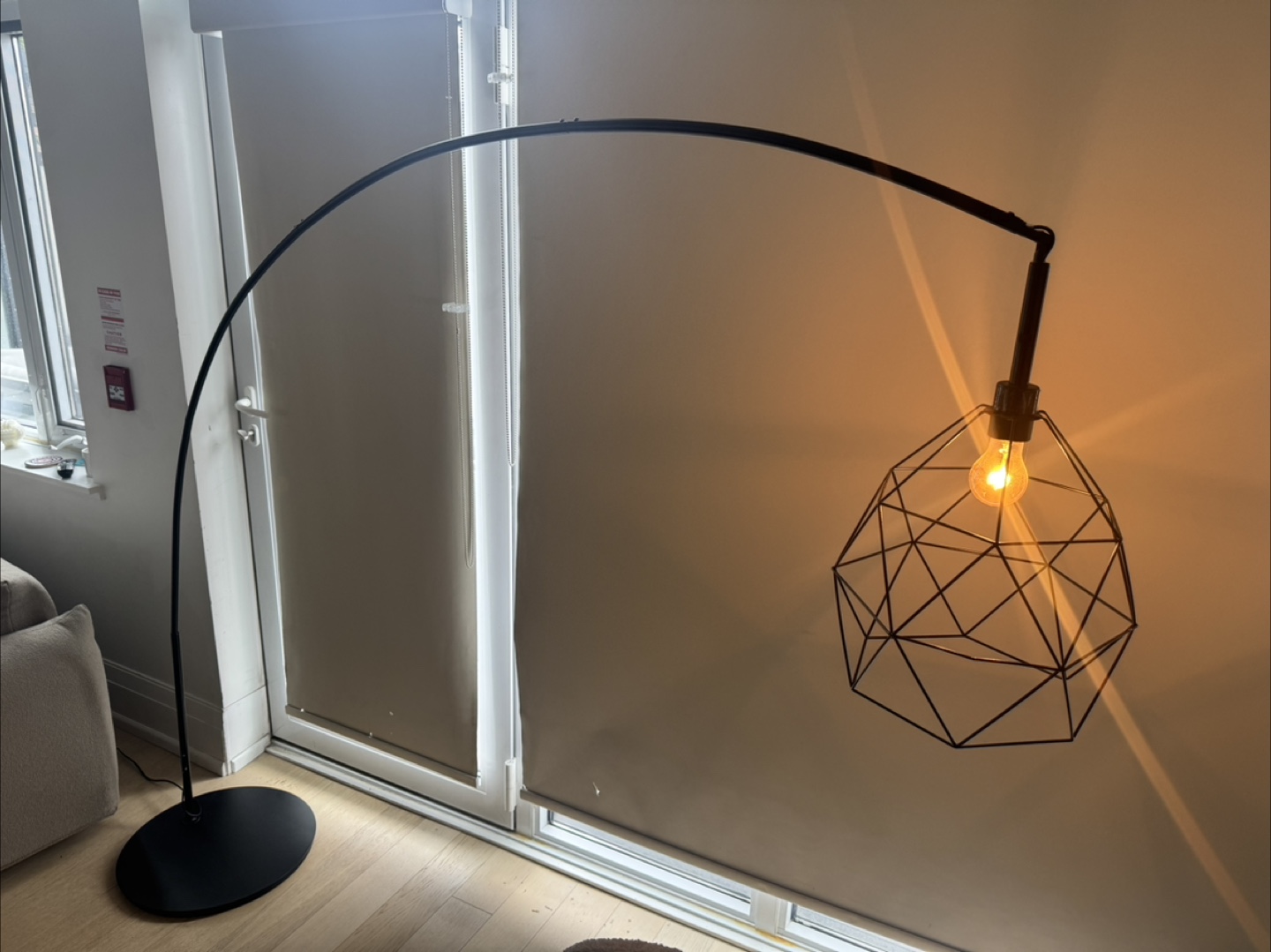 Arc Floor Lamp - Black Finish - photo 3