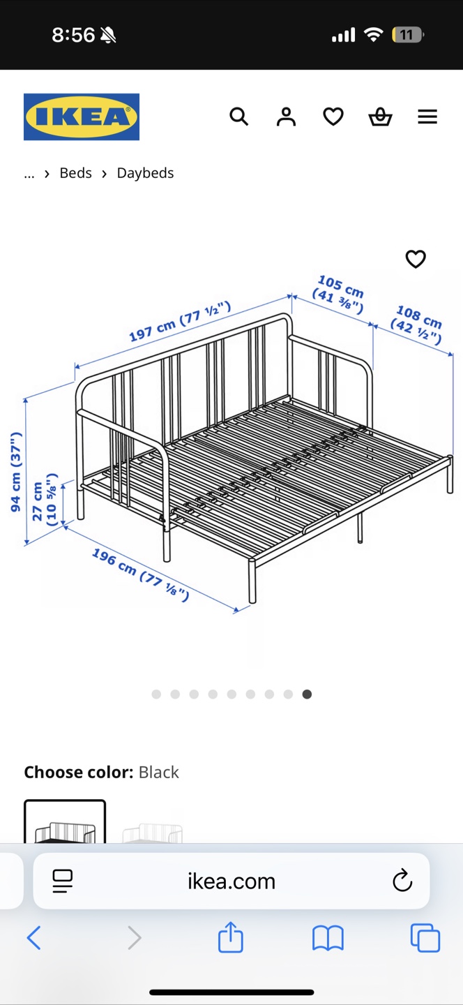 IKEA Hemnes Daybed Frame - Black - photo 2
