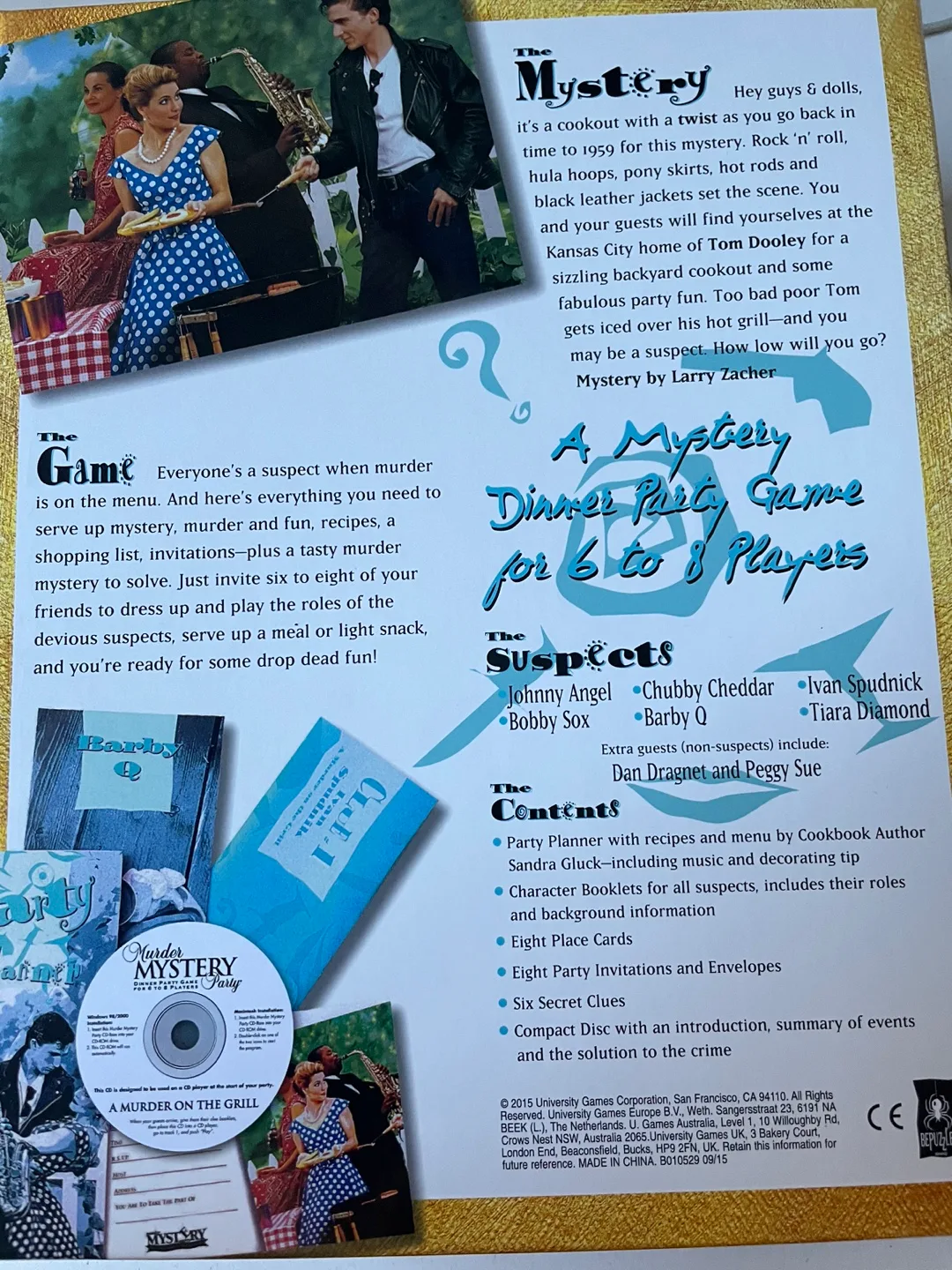 Murder Mystery Party Game - A Murder on the Grill image indicator(2)