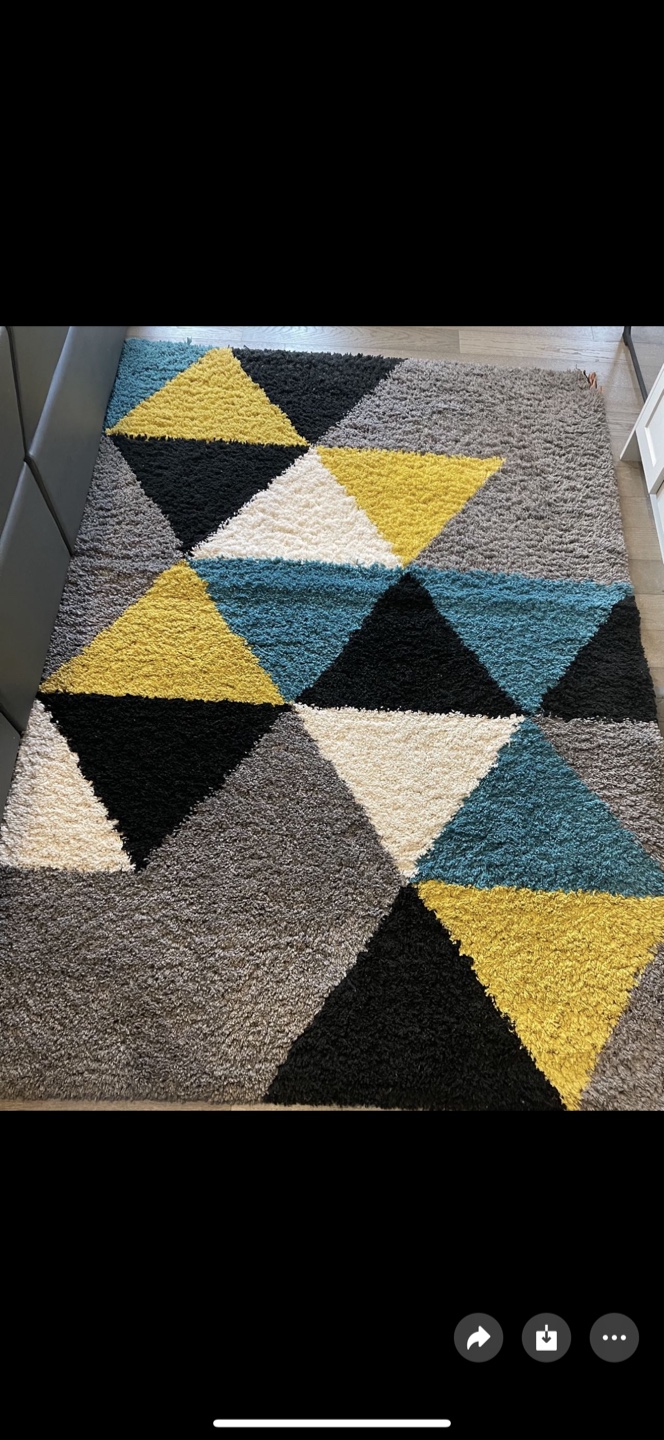 Geometric Patterned Area Rug