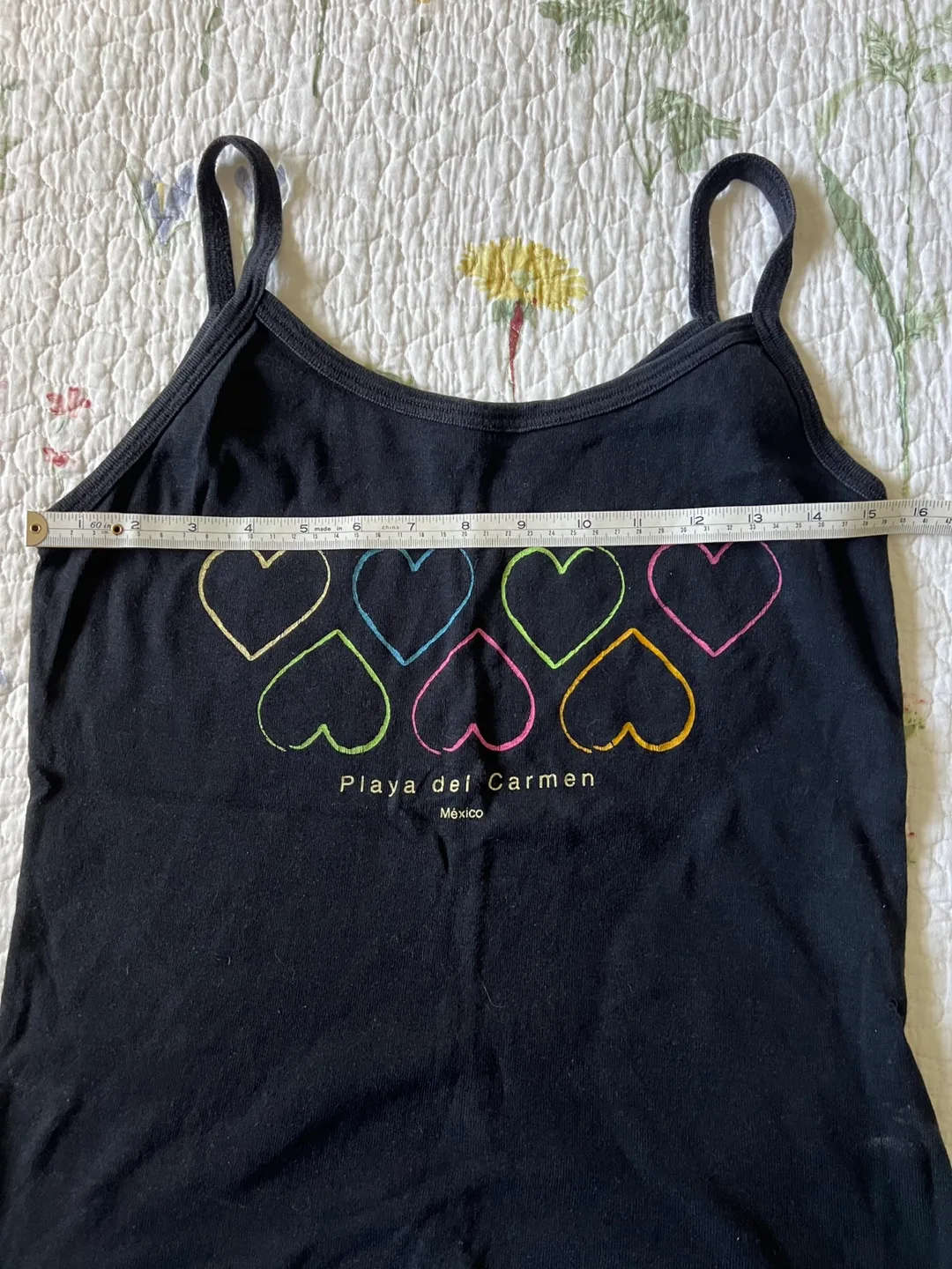 Playa del Carmen Black Tank Top - Size L🇨🇦 image indicator(6)