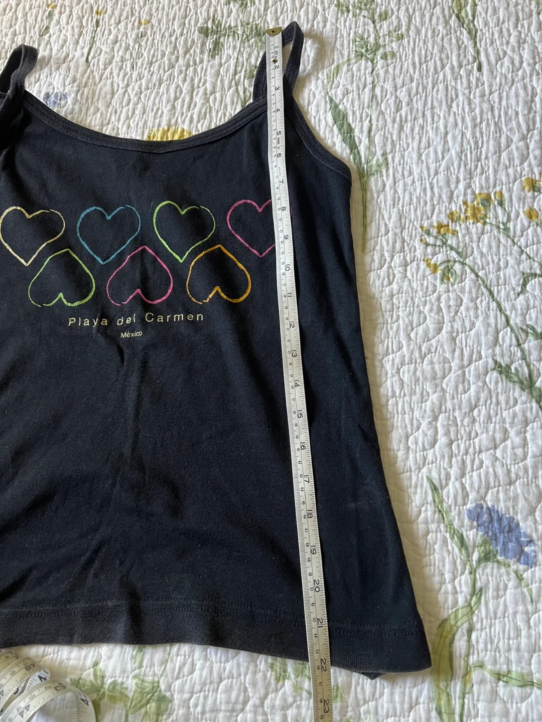 Playa del Carmen Black Tank Top - Size L🇨🇦 image indicator(7)